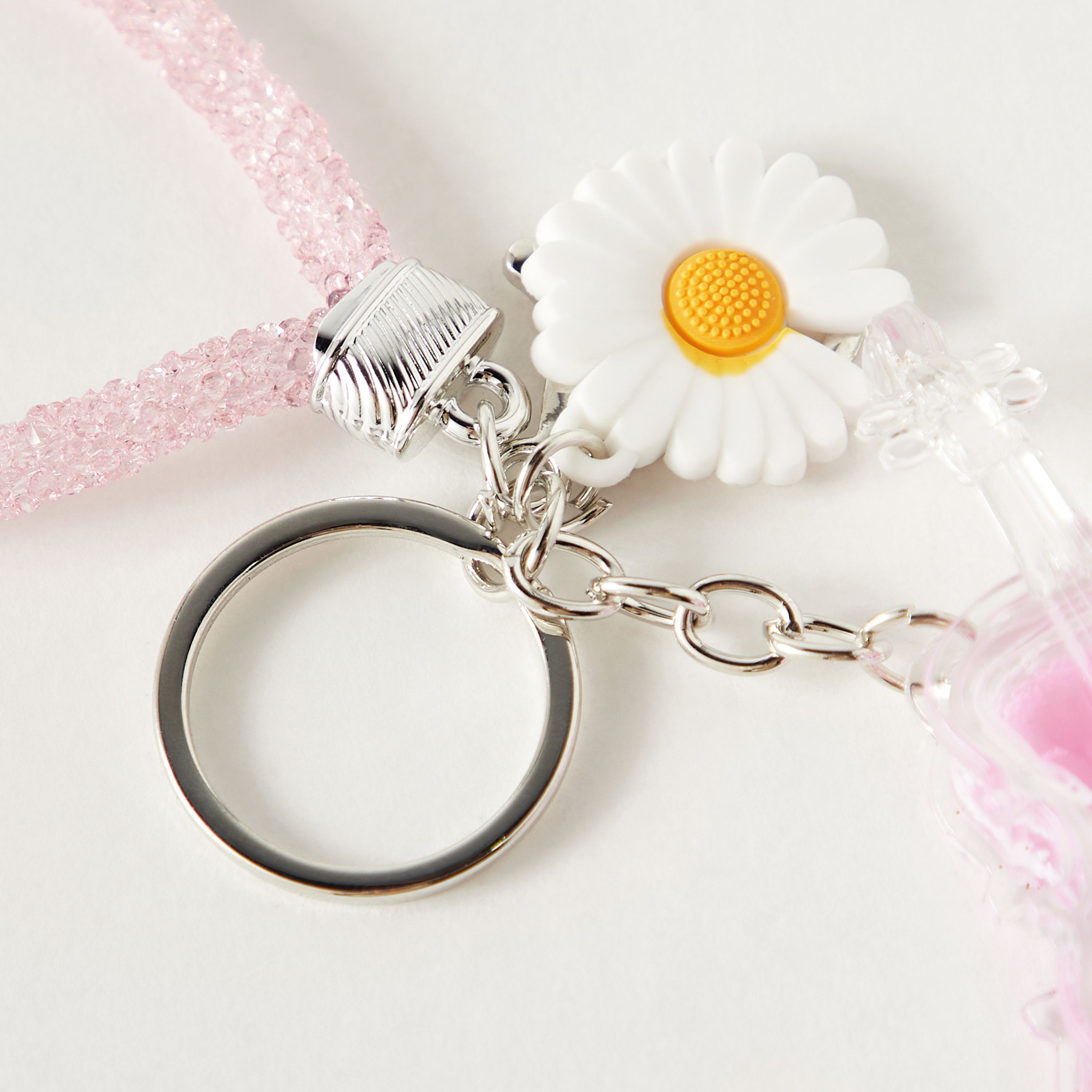 Guitar Keyring with Charm-girls-accessories-keyringsandbagcharms-image-3