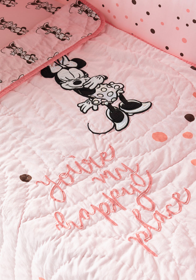 Disney Minnie Mouse Print 4-Piece Bedding Set-Baby Bedding-image-2