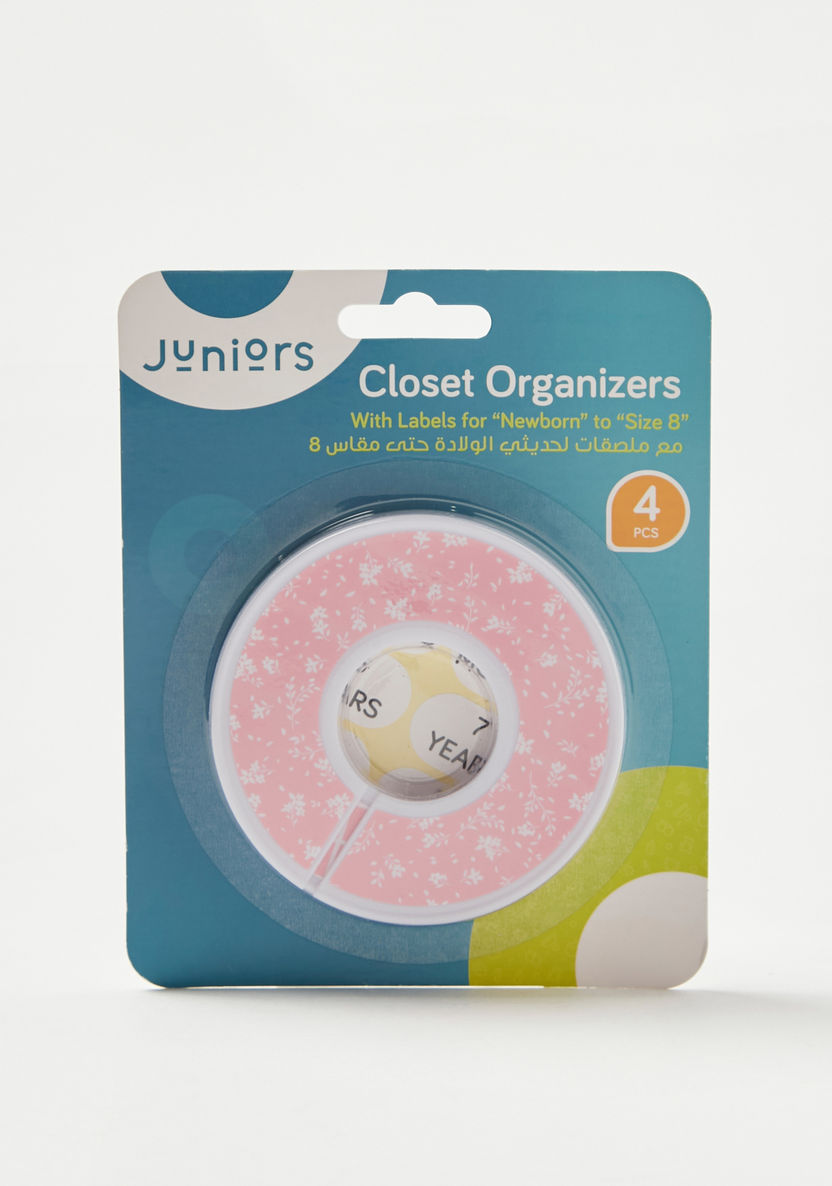 Juniors Printed Closet Organiser - Set of 4-Room Decor-image-0