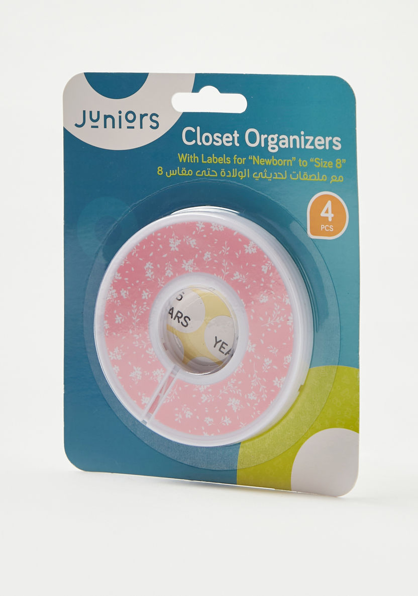 Juniors Printed Closet Organiser - Set of 4-Room Decor-image-1