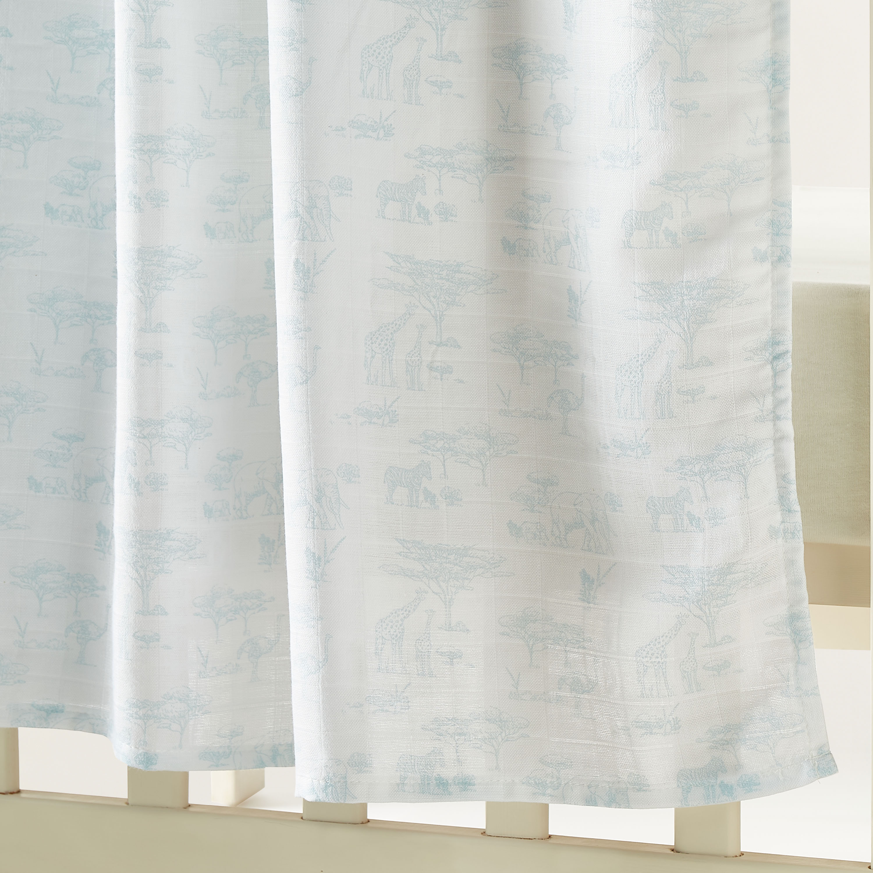 Giggles Safari Print Bamboo Muslin Swaddle Blanket - 120x120 cms-baby-nursery-blanketsandswaddles-swaddlesandsleepingbags-image-3