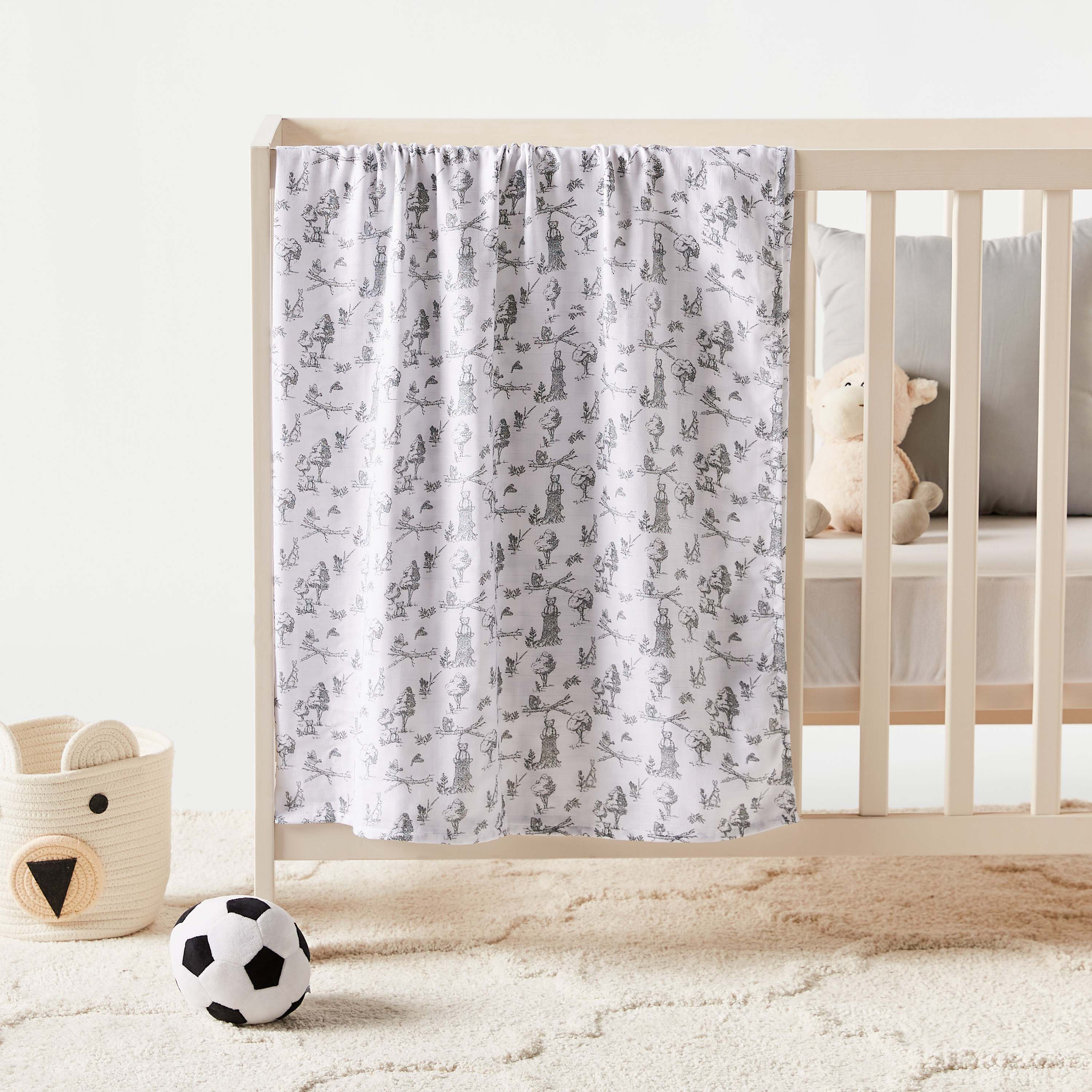 Woodland store swaddle blankets