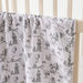Giggles Woodland Print Bamboo Muslin Swaddle Blanket - 120x120 cms-Blankets and Throws-thumbnail-1