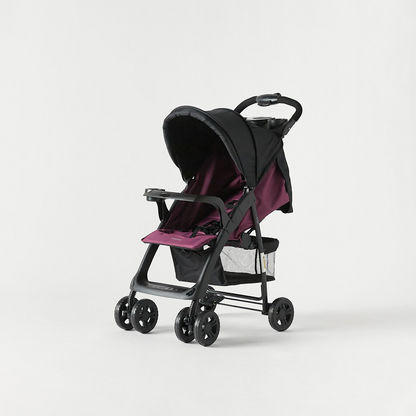 Juniors Hugo Baby Stroller with Canopy - Sparkling Grape-Strollers-image-0