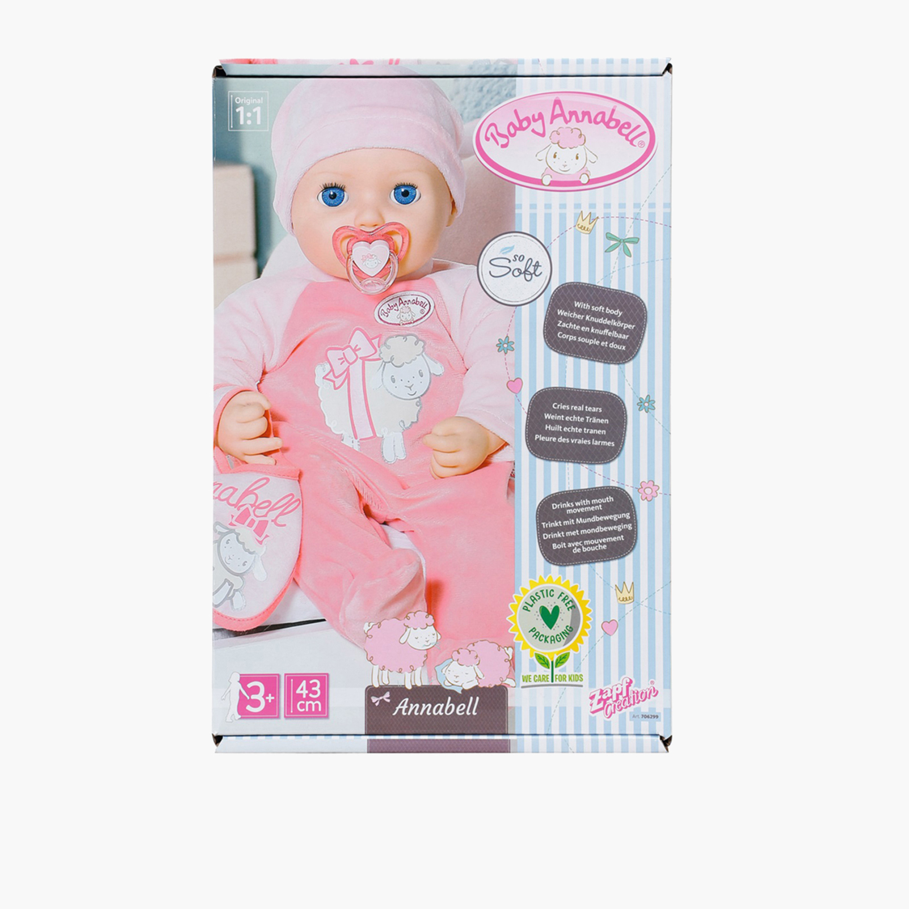 دمية أنابيل من بيبي أنابيل - 43 سم-toys-dollsandplaysets-dolls-image-2