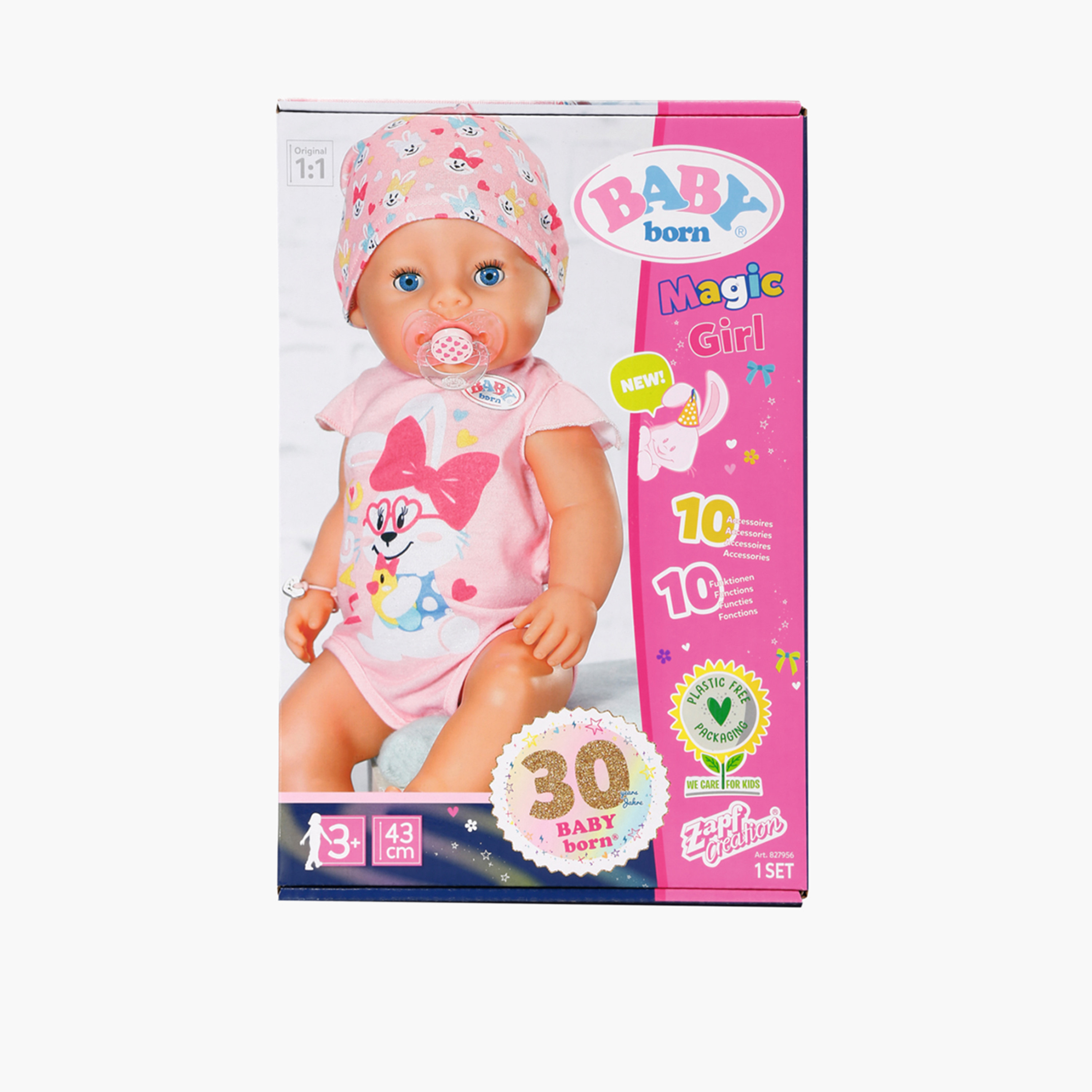 BABY born Magic Girl Doll 43 cms