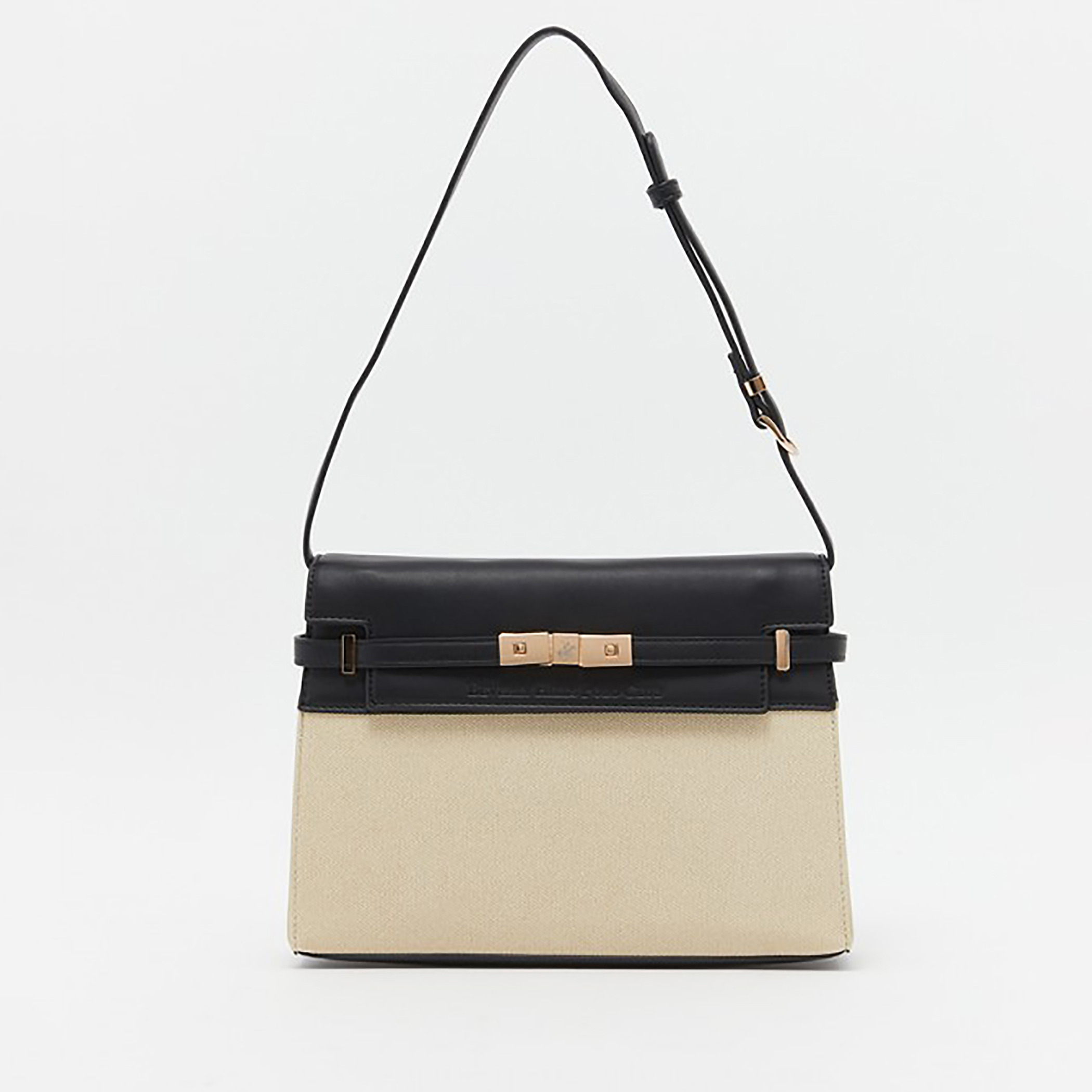 Beverly Hills Polo Club Women Navy Blue Solid Shoulder Bag-women-bagsandwallets-handbags-image-1