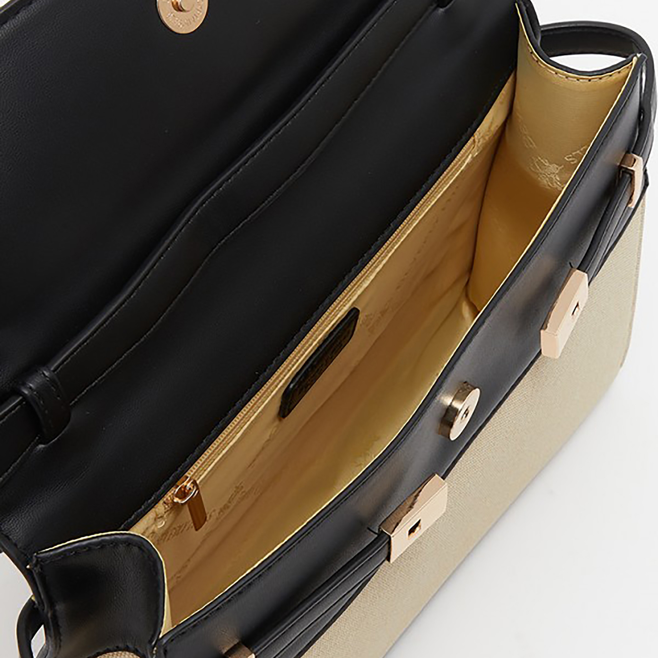 Beverly Hills Polo Club Women Navy Blue Solid Shoulder Bag-women-bagsandwallets-handbags-image-4
