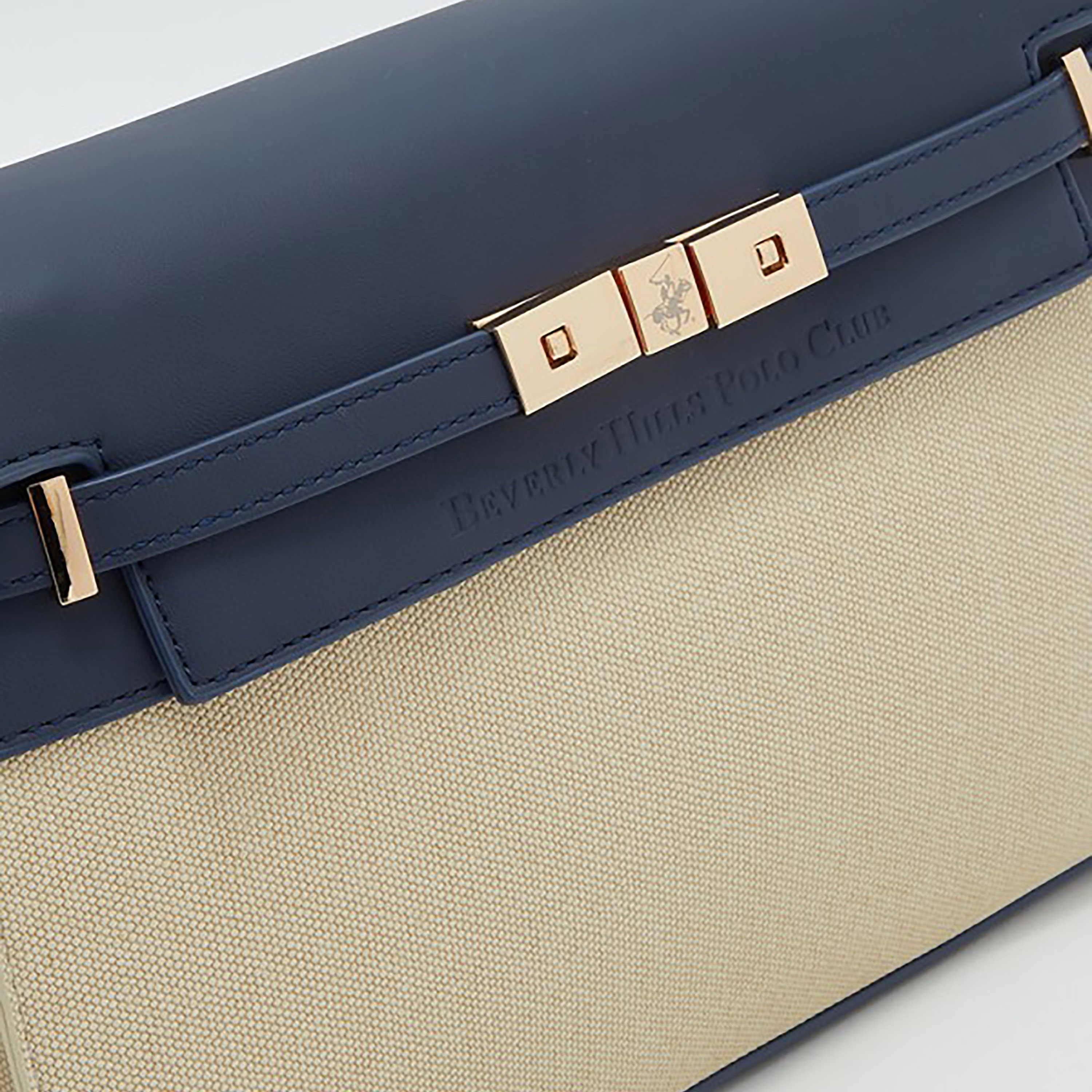 Beverly Hills Polo Club Women Navy Blue Solid Shoulder Bag-women-bagsandwallets-handbags-image-11