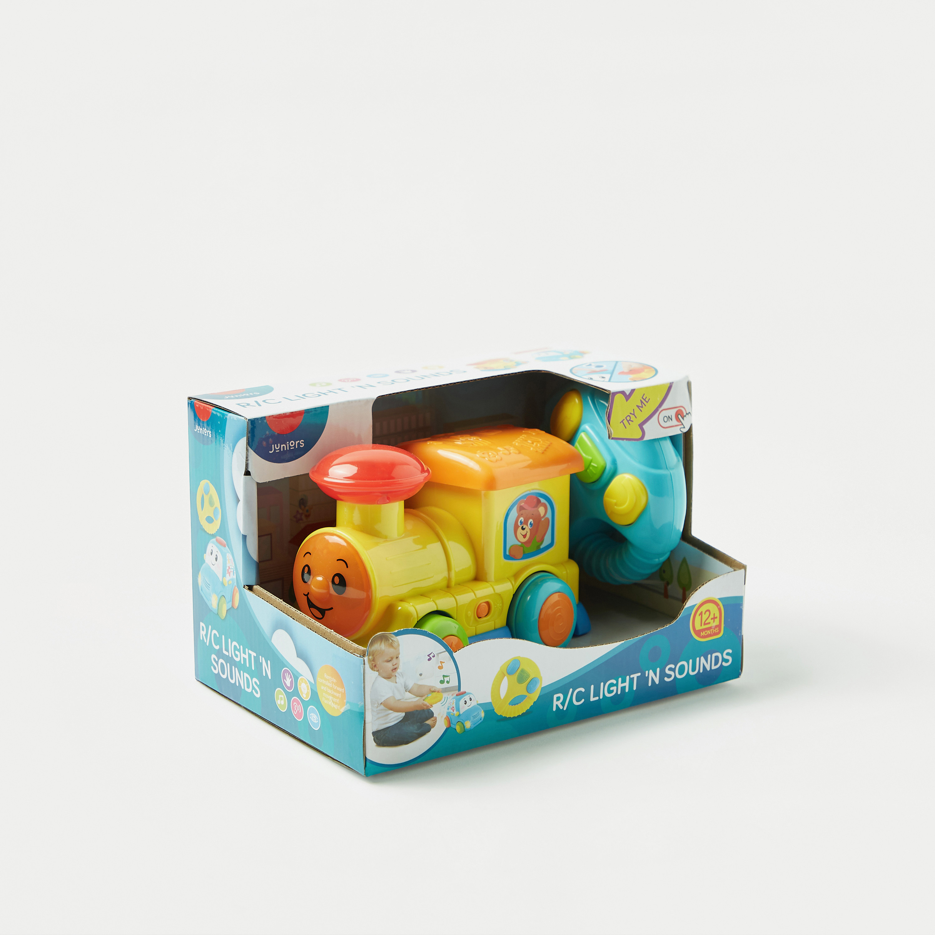 قطار بجهاز تحكم عن بعد وضوء وصوت من جونيورز-toys-babyandtoddlertoys-lightsandmusicaltoys-image-1