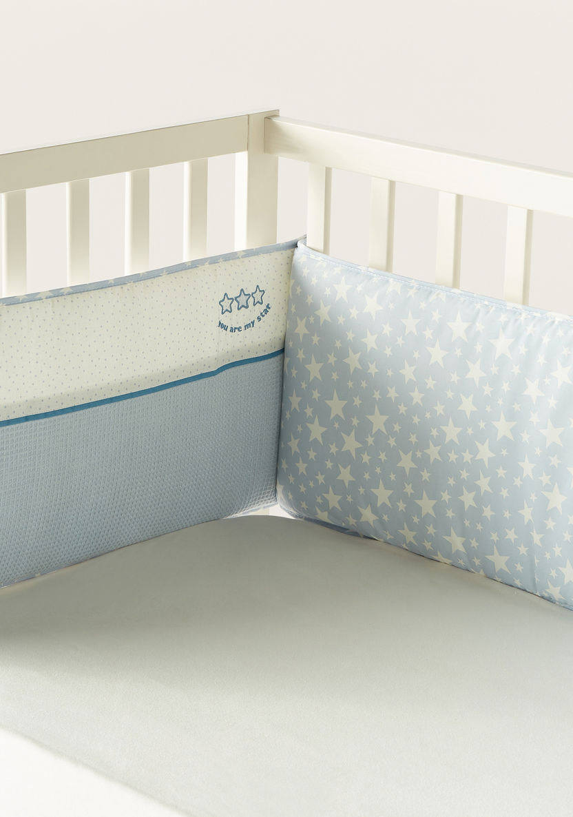 Cambrass 2-Piece Printed Cot Bumper Set - 390x30 cms-Baby Bedding-image-2