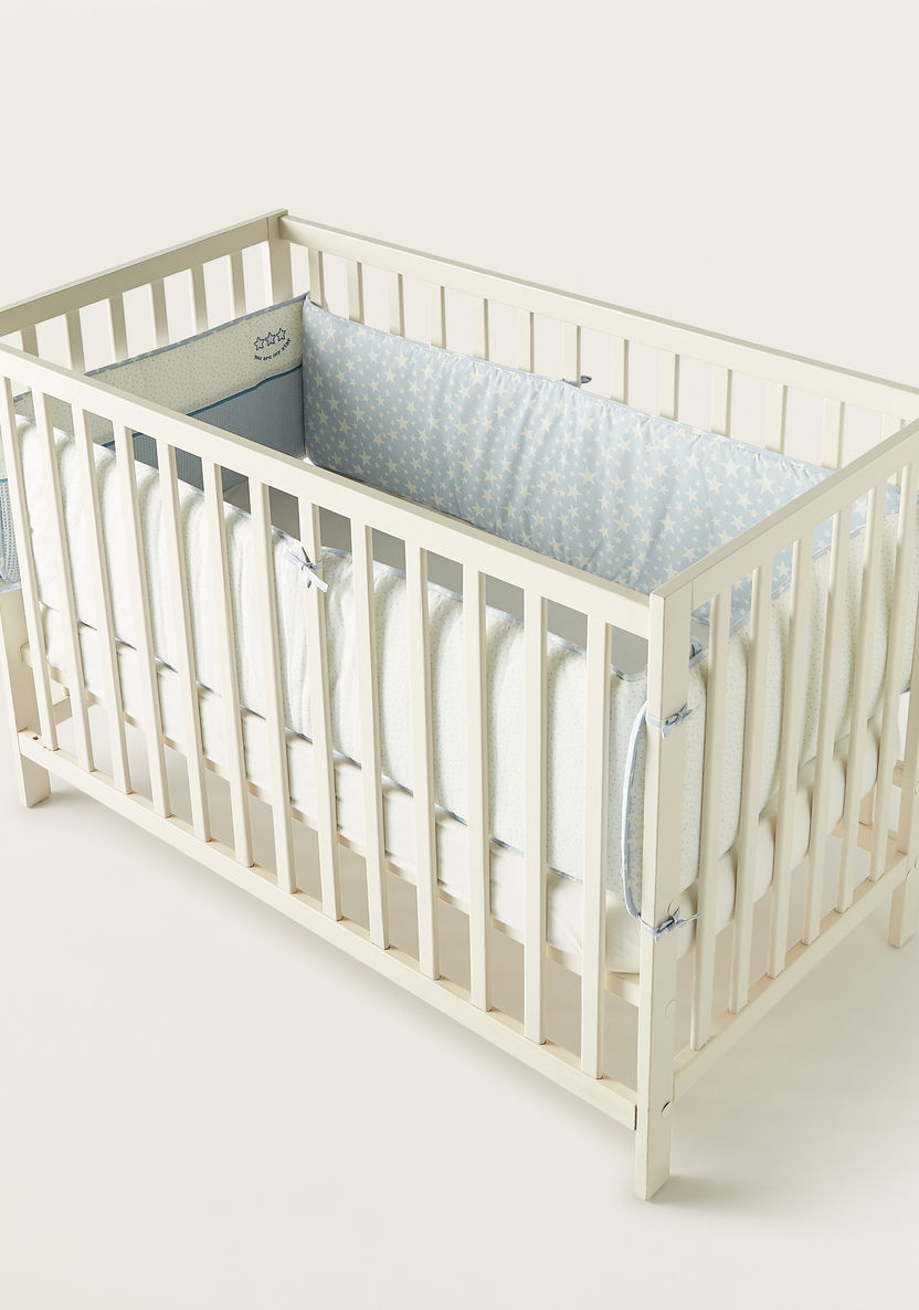 Cambrass 2-Piece Printed Cot Bumper Set - 390x30 cms-Baby Bedding-image-4