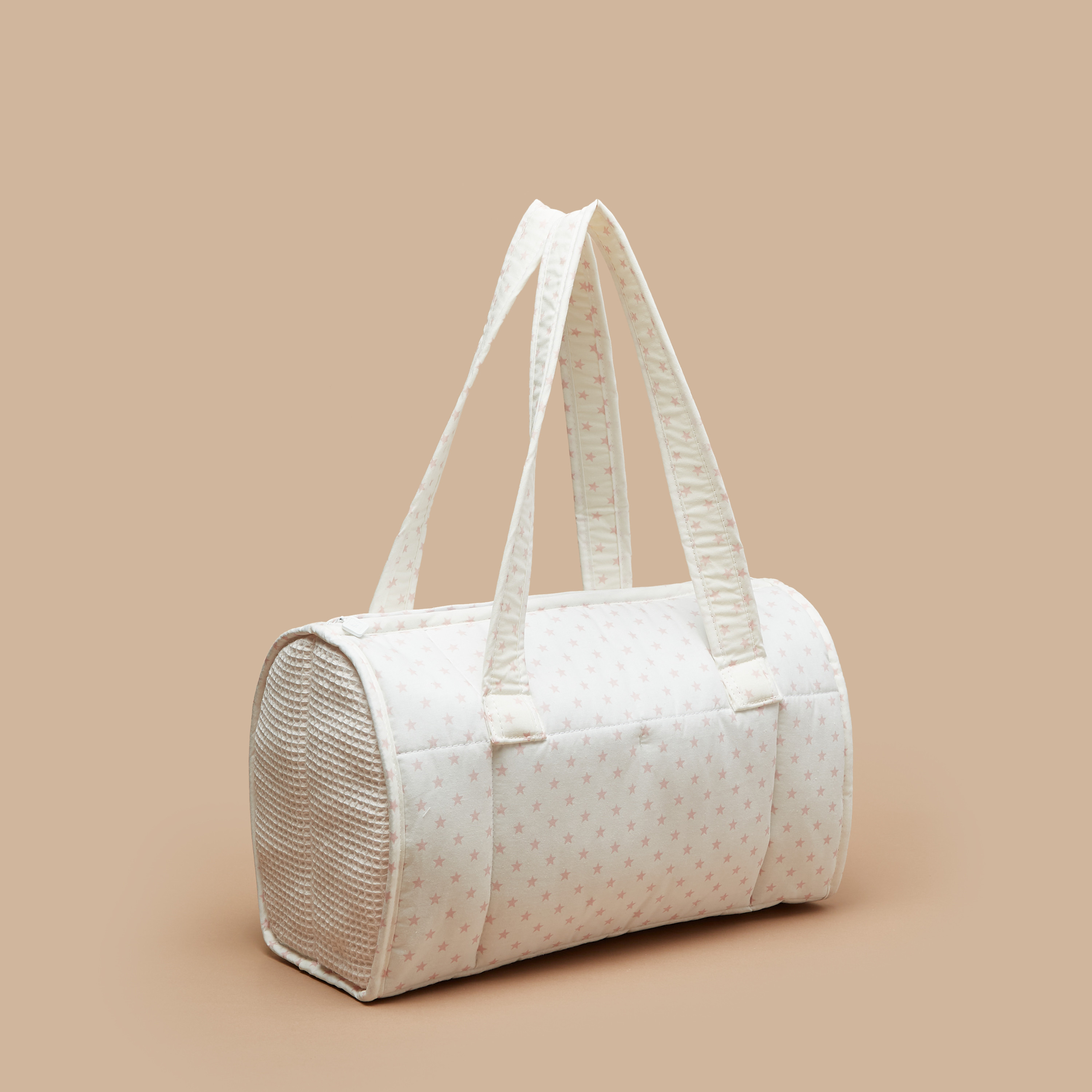 Cambrass All-Over Star Print Diaper Bag with Zip Closure-baby-gear-diaperbags-image-2