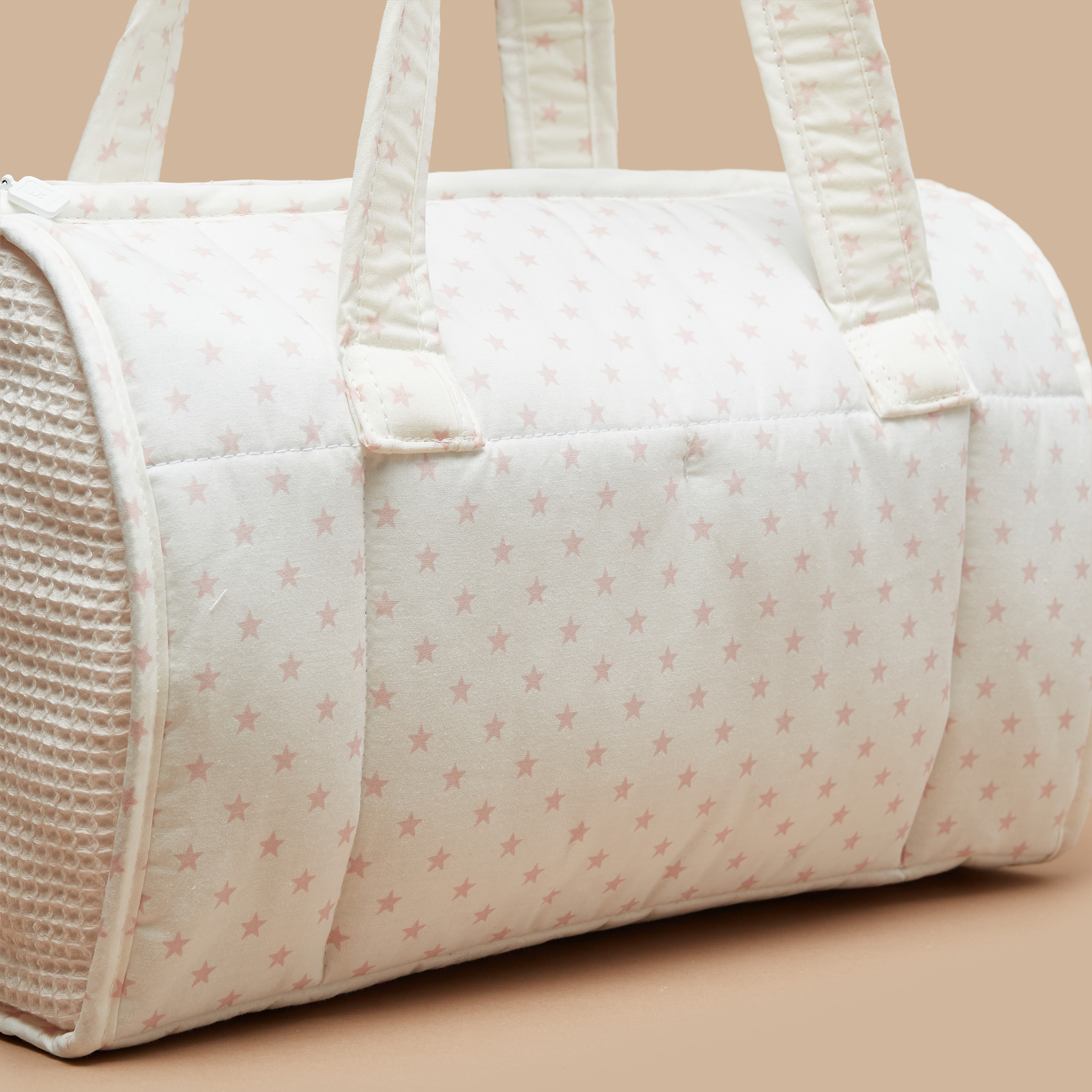 Cambrass All-Over Star Print Diaper Bag with Zip Closure-baby-gear-diaperbags-image-4