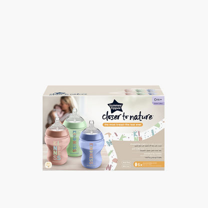 Tommee Tippee Assorted 6-Piece Feeding Bottle Set-Bottles and Teats-image-0