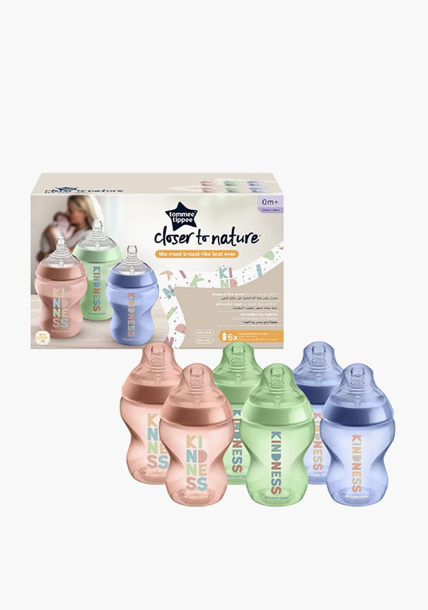 Tommee Tippee Assorted 6-Piece Feeding Bottle Set-Bottles and Teats-image-2