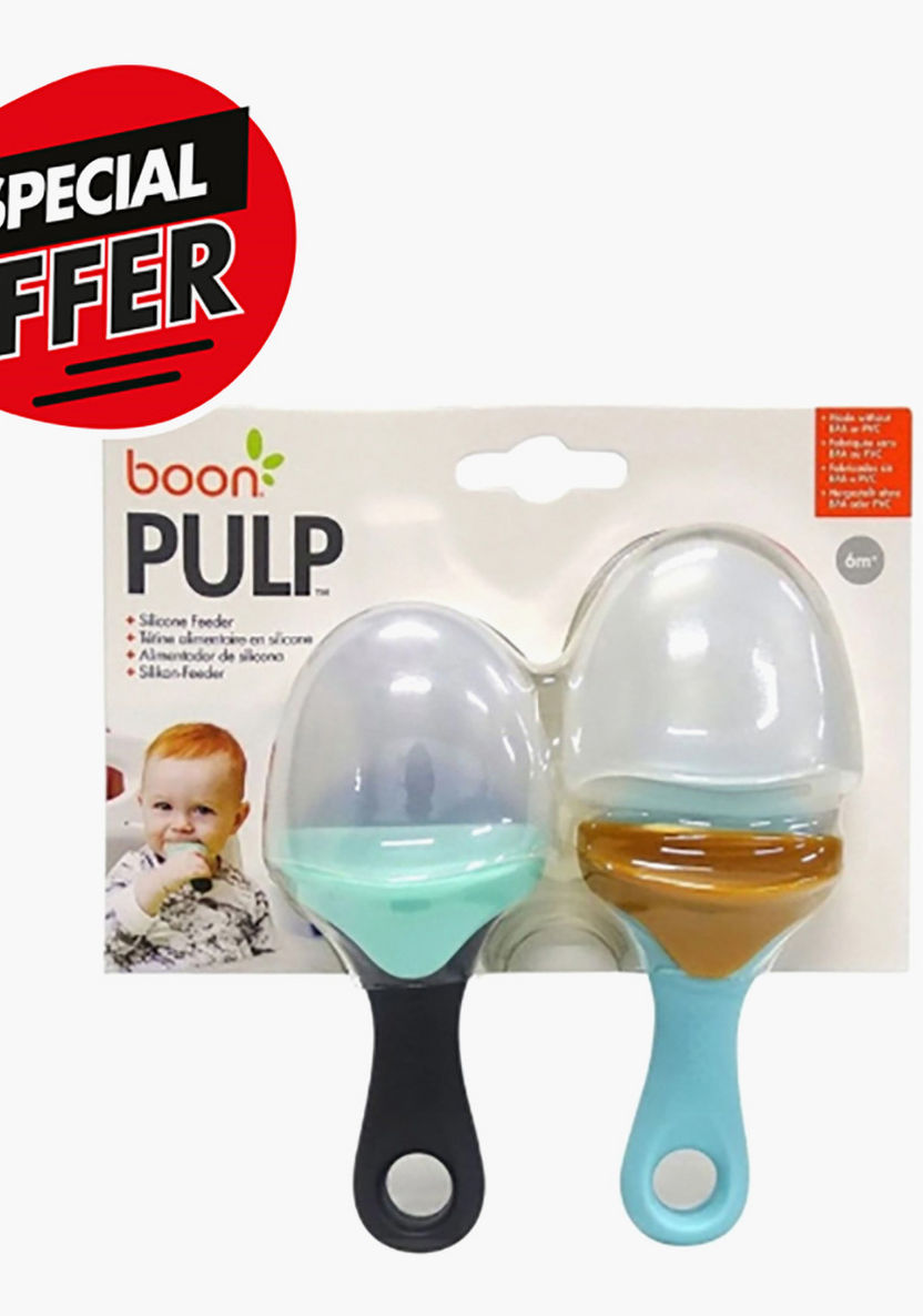 Buy Boon Pulp 2-Piece Silicone Feeder Set for Babies Online in UAE