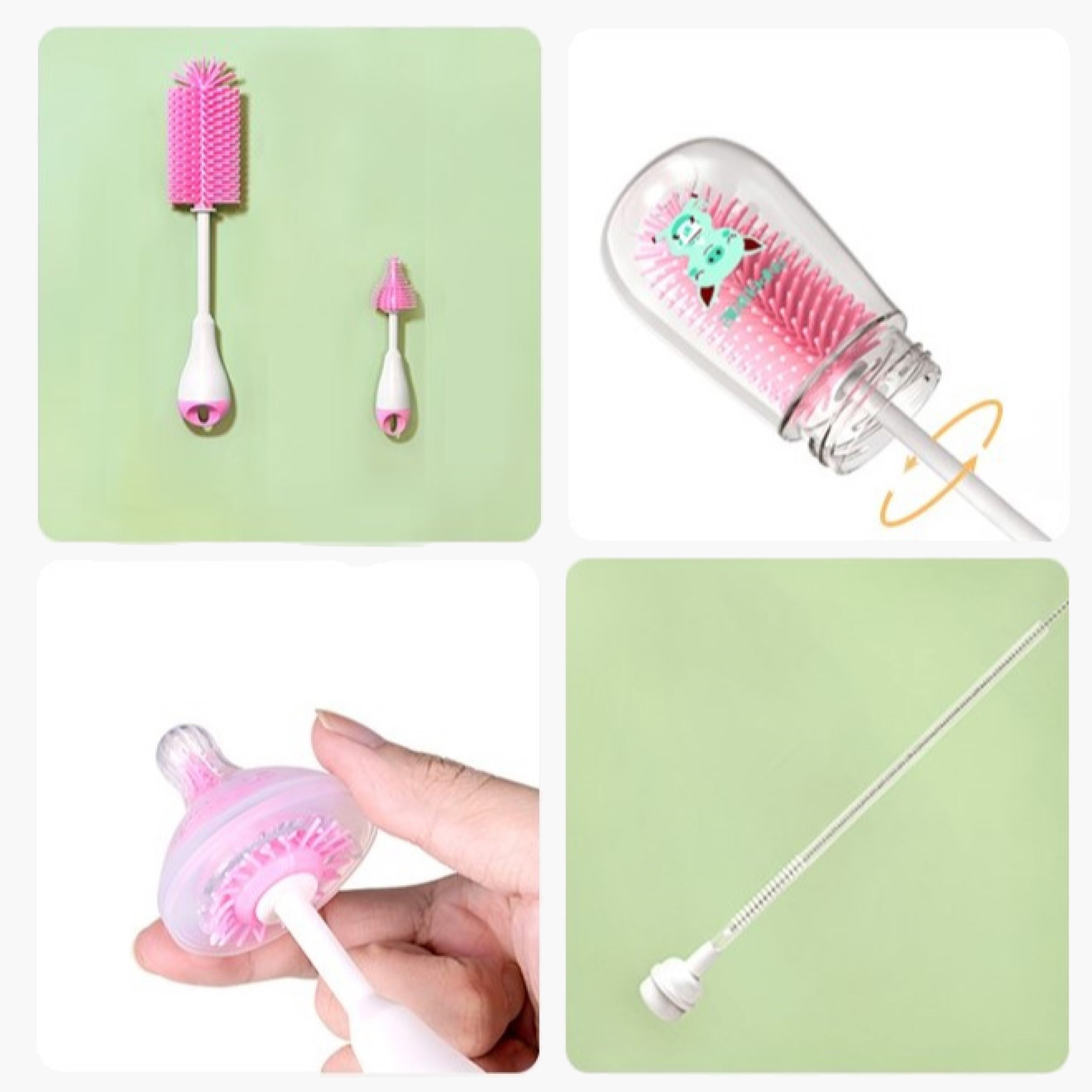 Luqu Silicone Bottle Brush Set-baby-feeding-accessories-image-4
