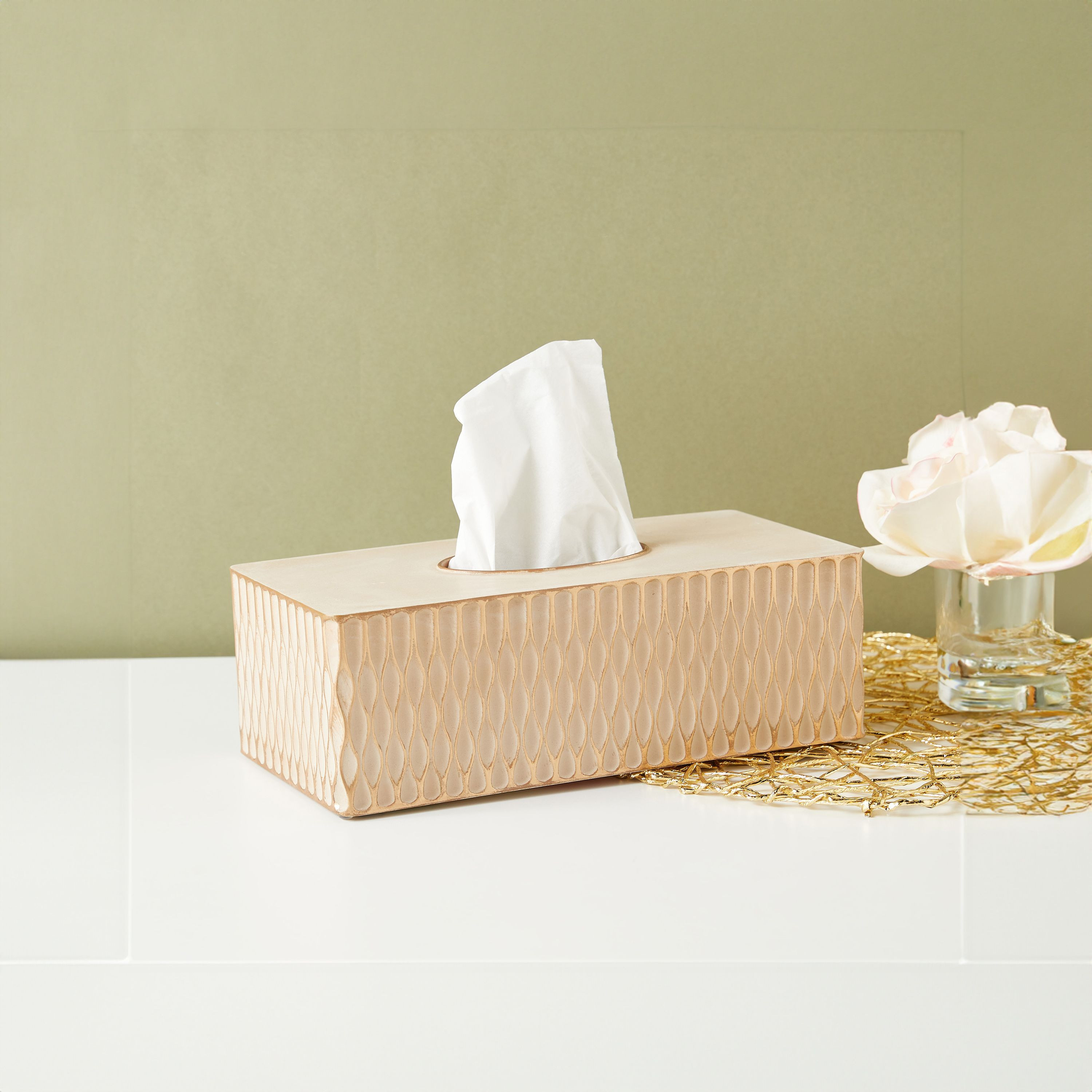 Textured Tissue Box-household-decor-boxesandtrays-image-1