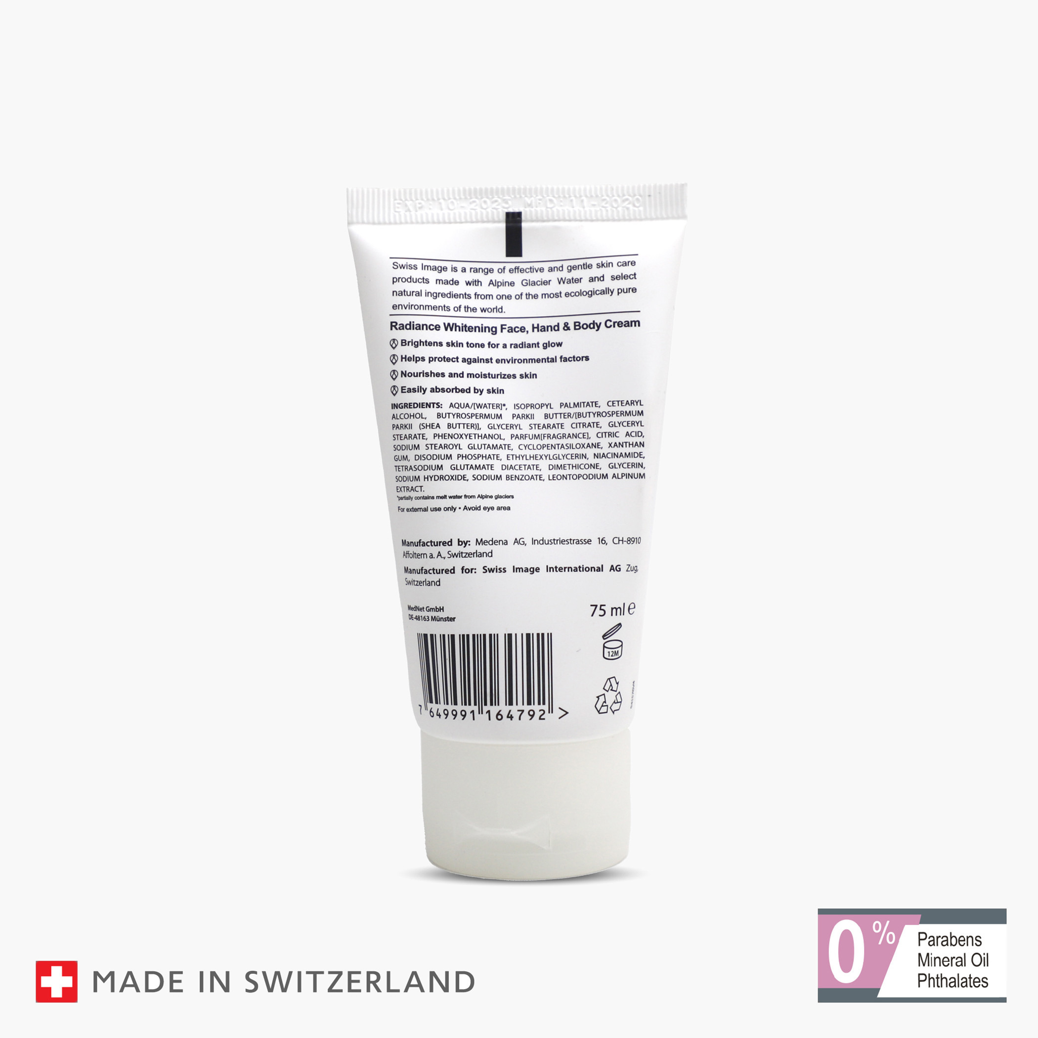 كريم تبييض رادينس من سويس إيمدج - 75 مل-beautyandpersonalcare-skin-moisturisers-bodyandhandlotions-image-3