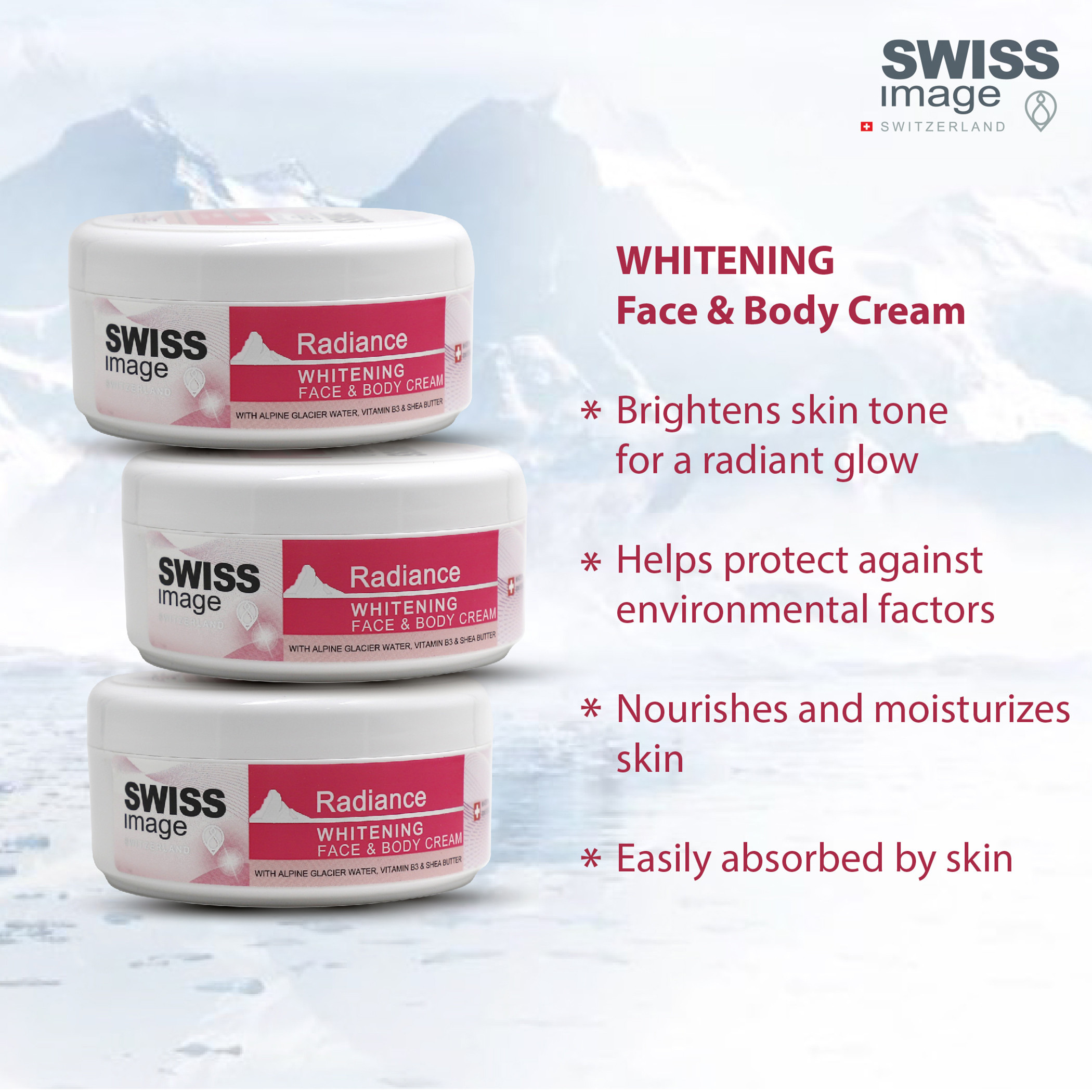 SWISS IMAGE Radiance Whitening Cream - 200 ml-beautyandpersonalcare-skin-moisturisers-bodyandhandlotions-image-4