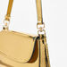 Haadana Metallic Shoulder Bag with Button Closure-Women%27s Handbags-thumbnail-3