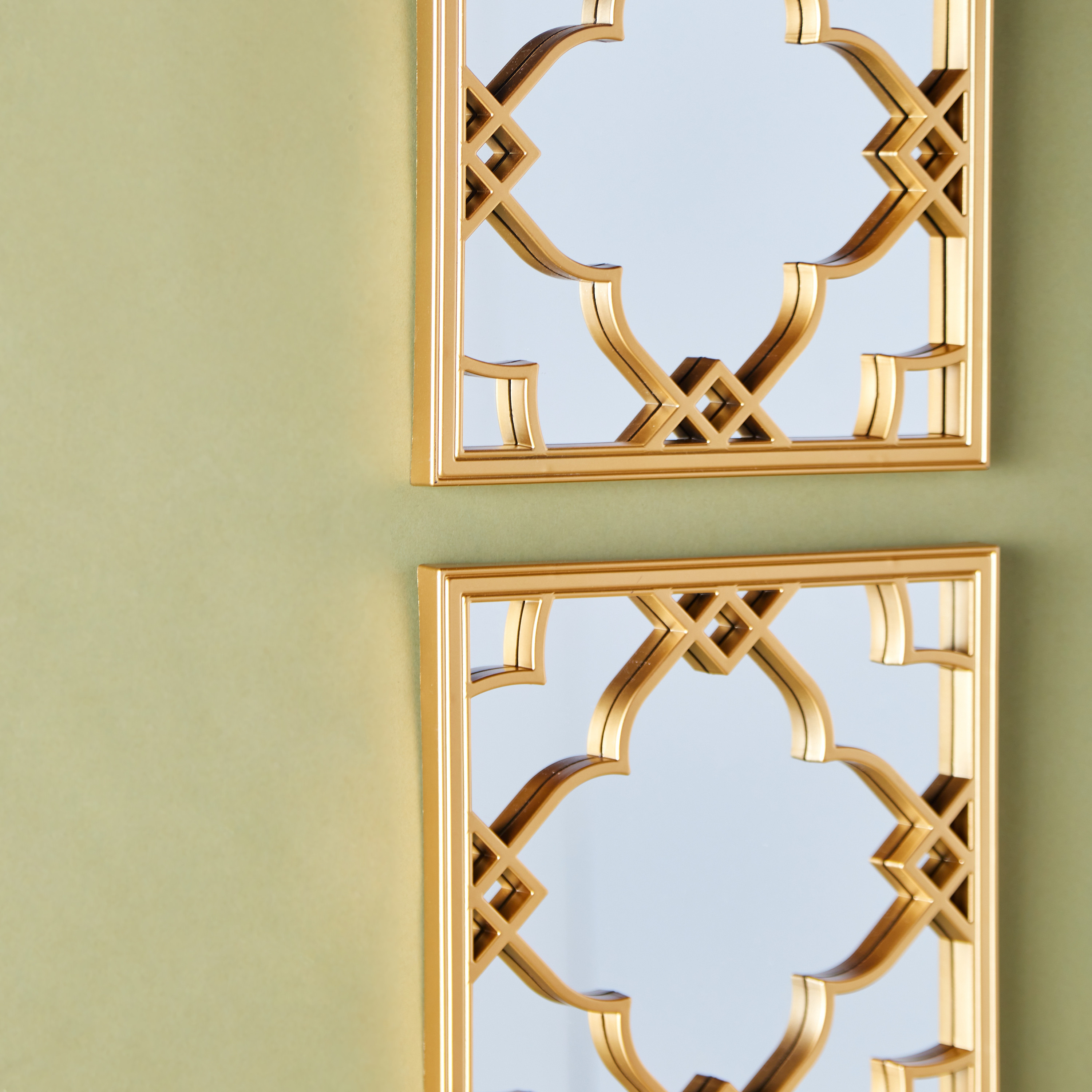 Decorative 3-Piece Wall Mirror Set - 10x10 cms-household-walldecorandmirrors-mirrors-wallmirrors-image-3