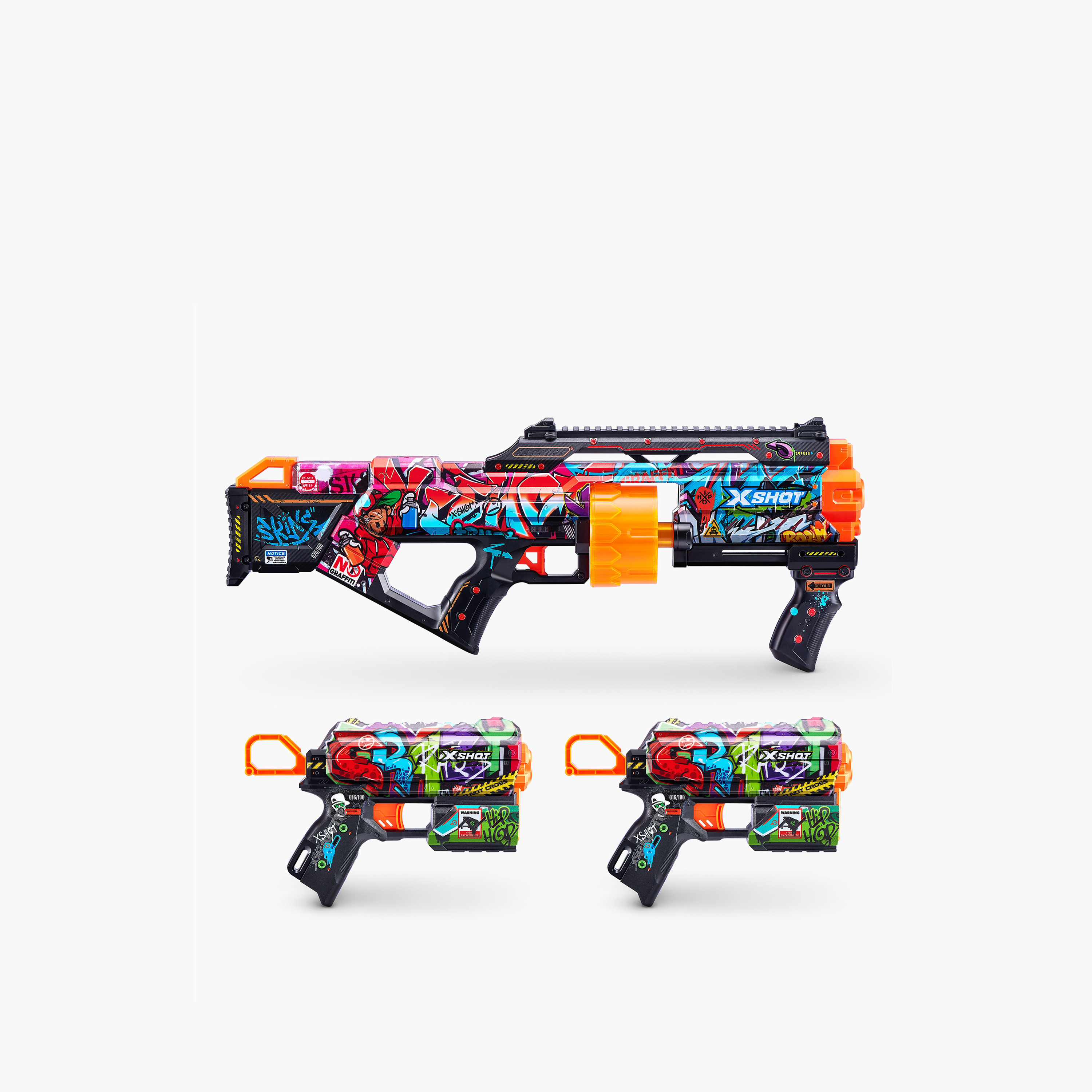 X-Shot Skins Last Stand Double Flux Blaster Gun Set-toys-outdoor-gunsandfoamblasters-image-1