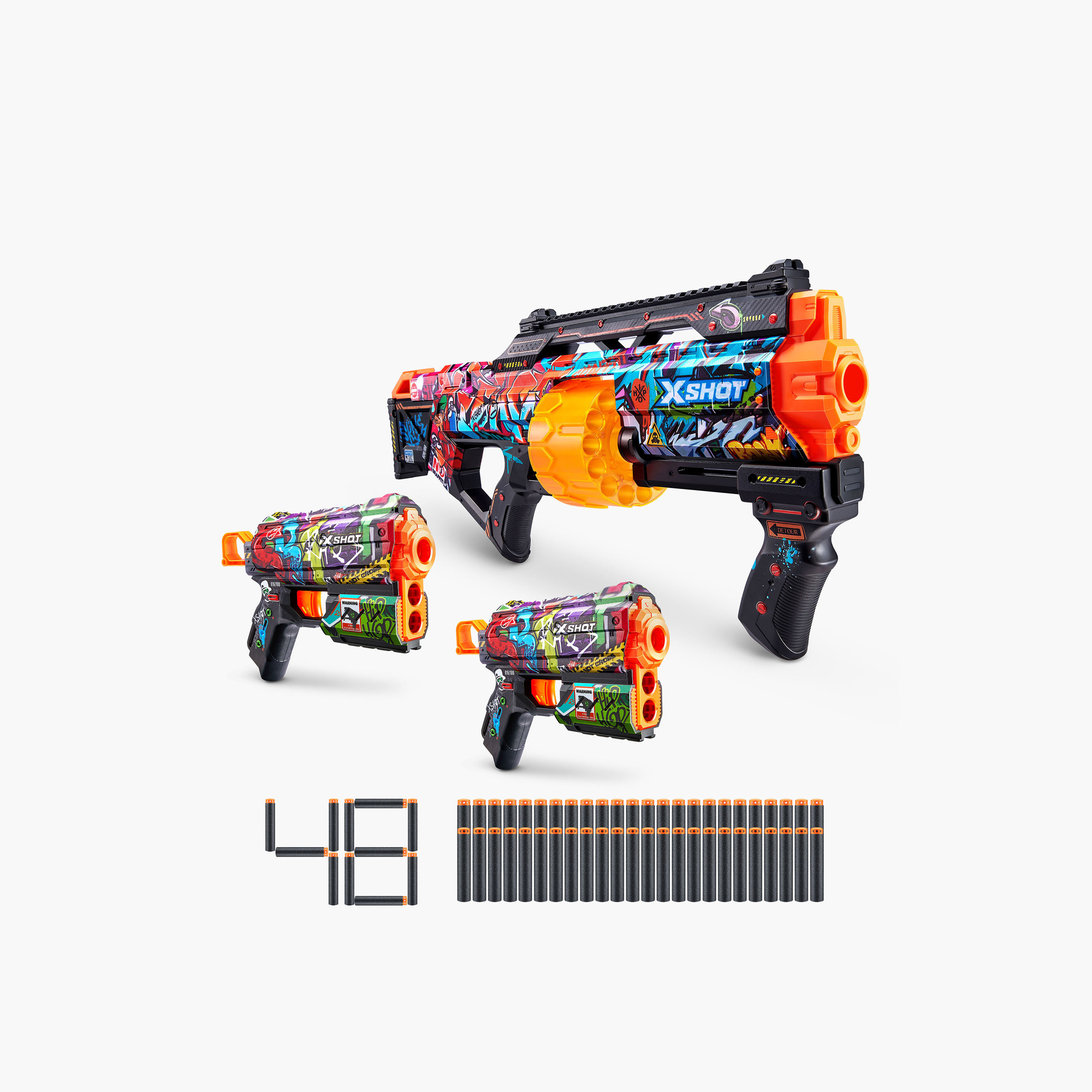X-Shot Skins Last Stand Double Flux Blaster Gun Set-toys-outdoor-gunsandfoamblasters-image-3