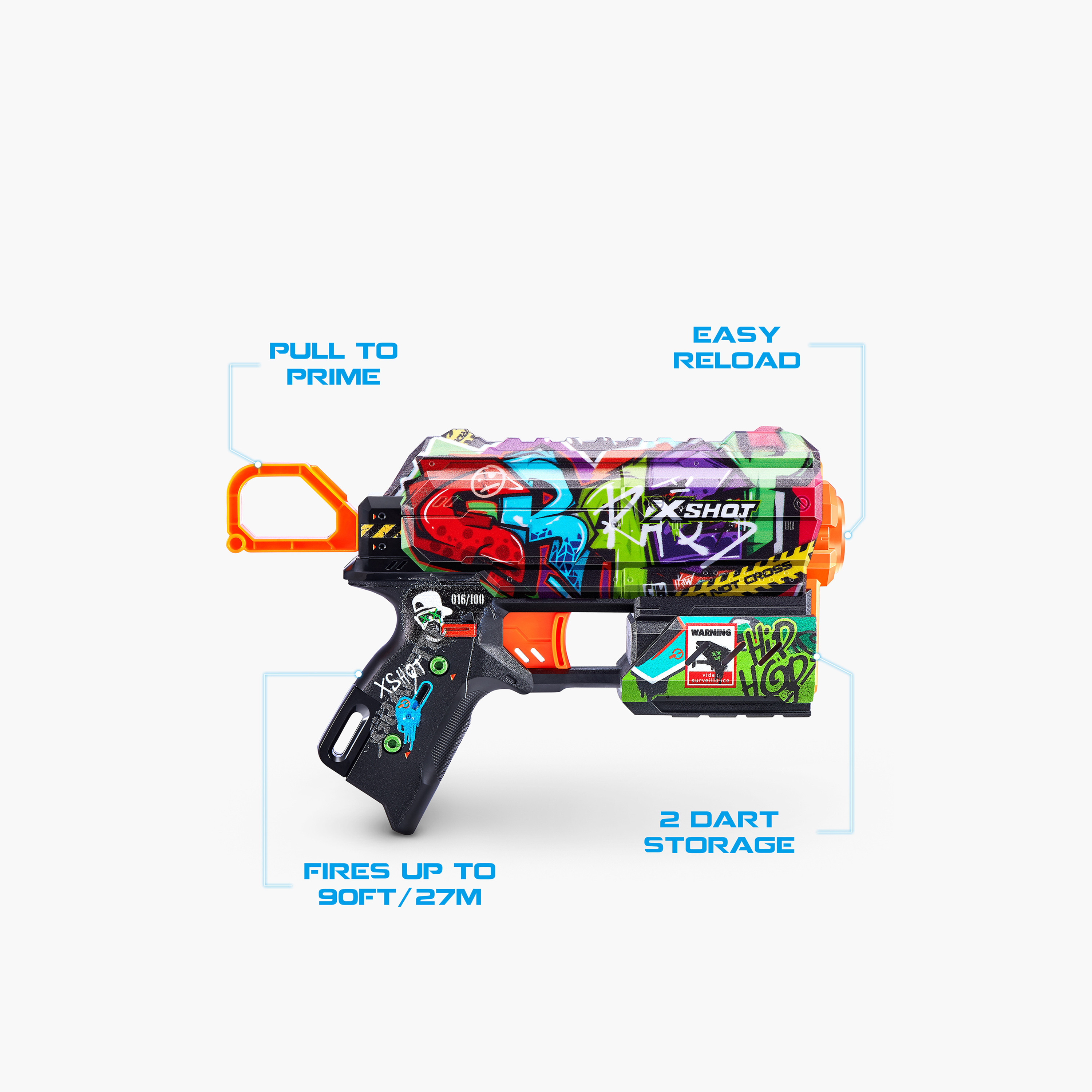 X-Shot Skins Last Stand Double Flux Blaster Gun Set-toys-outdoor-gunsandfoamblasters-image-4
