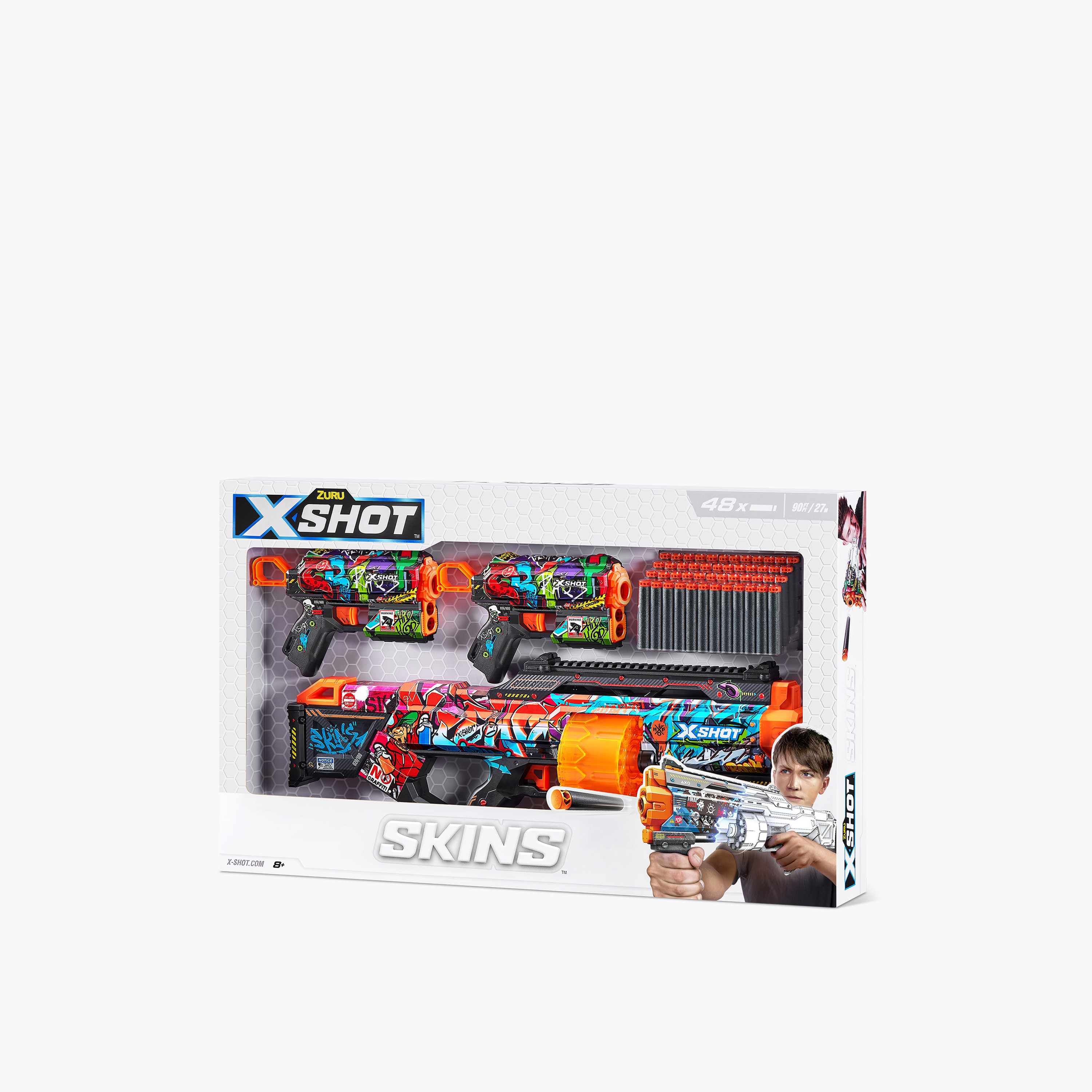 X-Shot Skins Last Stand Double Flux Blaster Gun Set-toys-outdoor-gunsandfoamblasters-image-6