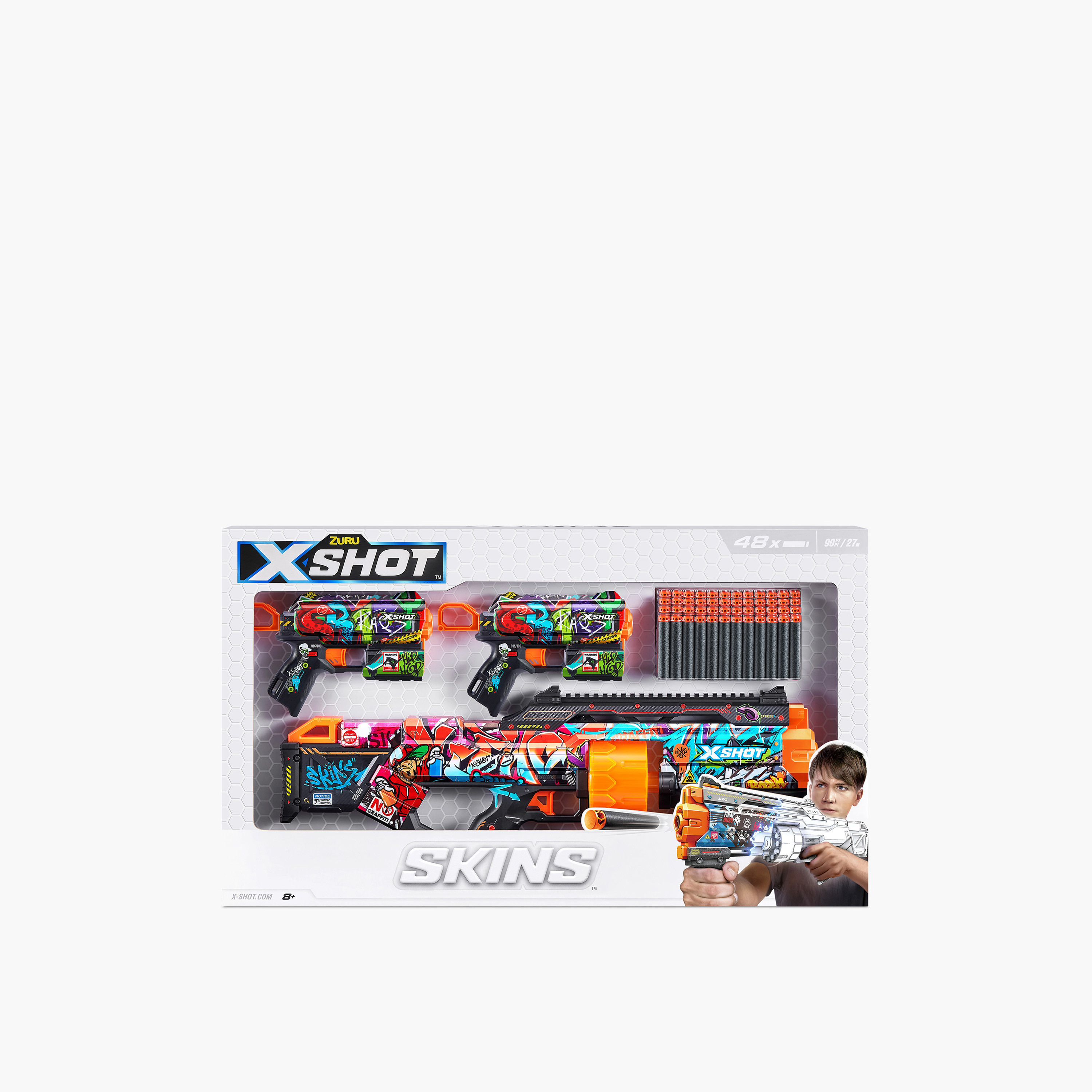 X-Shot Skins Last Stand Double Flux Blaster Gun Set-toys-outdoor-gunsandfoamblasters-image-7