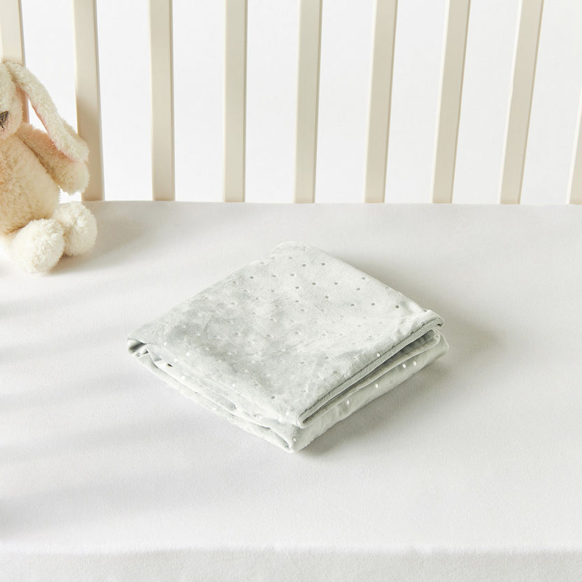 Juniors Velboa Glitter Baby Blanket - 75x100 cms-Blankets and Throws-image-3