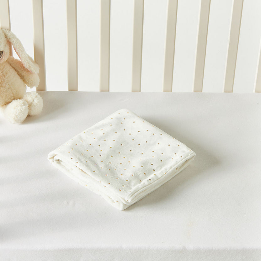 Juniors Velboa Glitter Baby Blanket - 75x100 cms-Blankets and Throws-image-3
