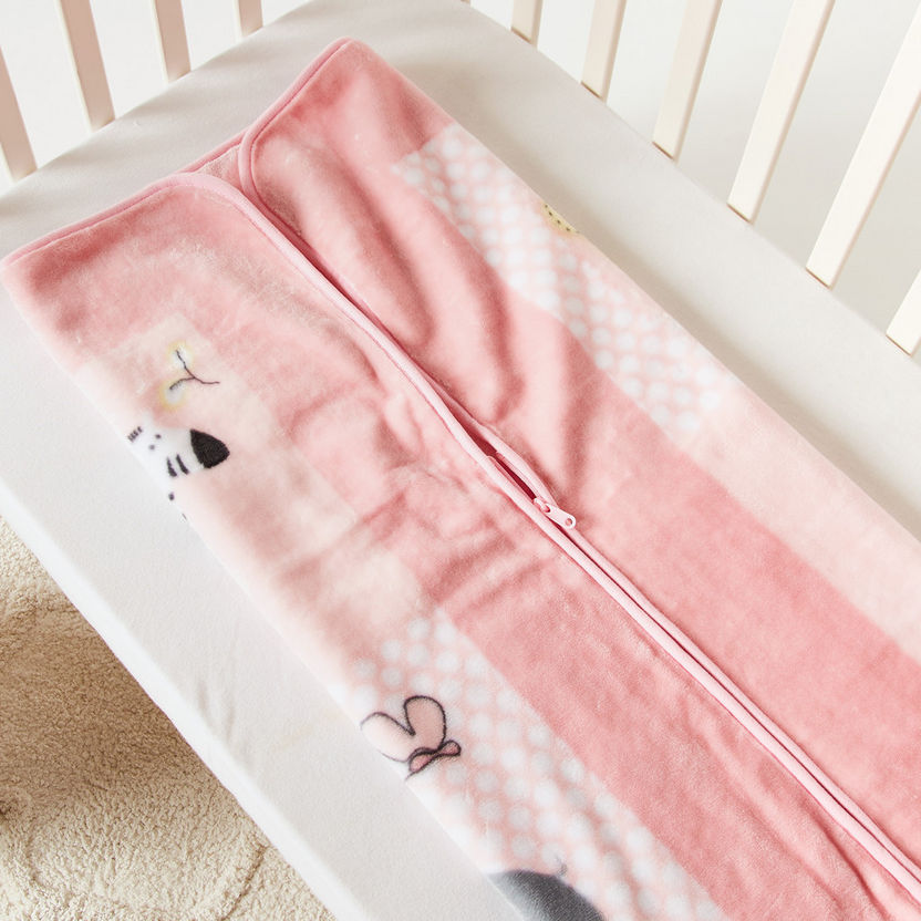Juniors Printed Zipper Baby Blanket-Blankets and Throws-image-4