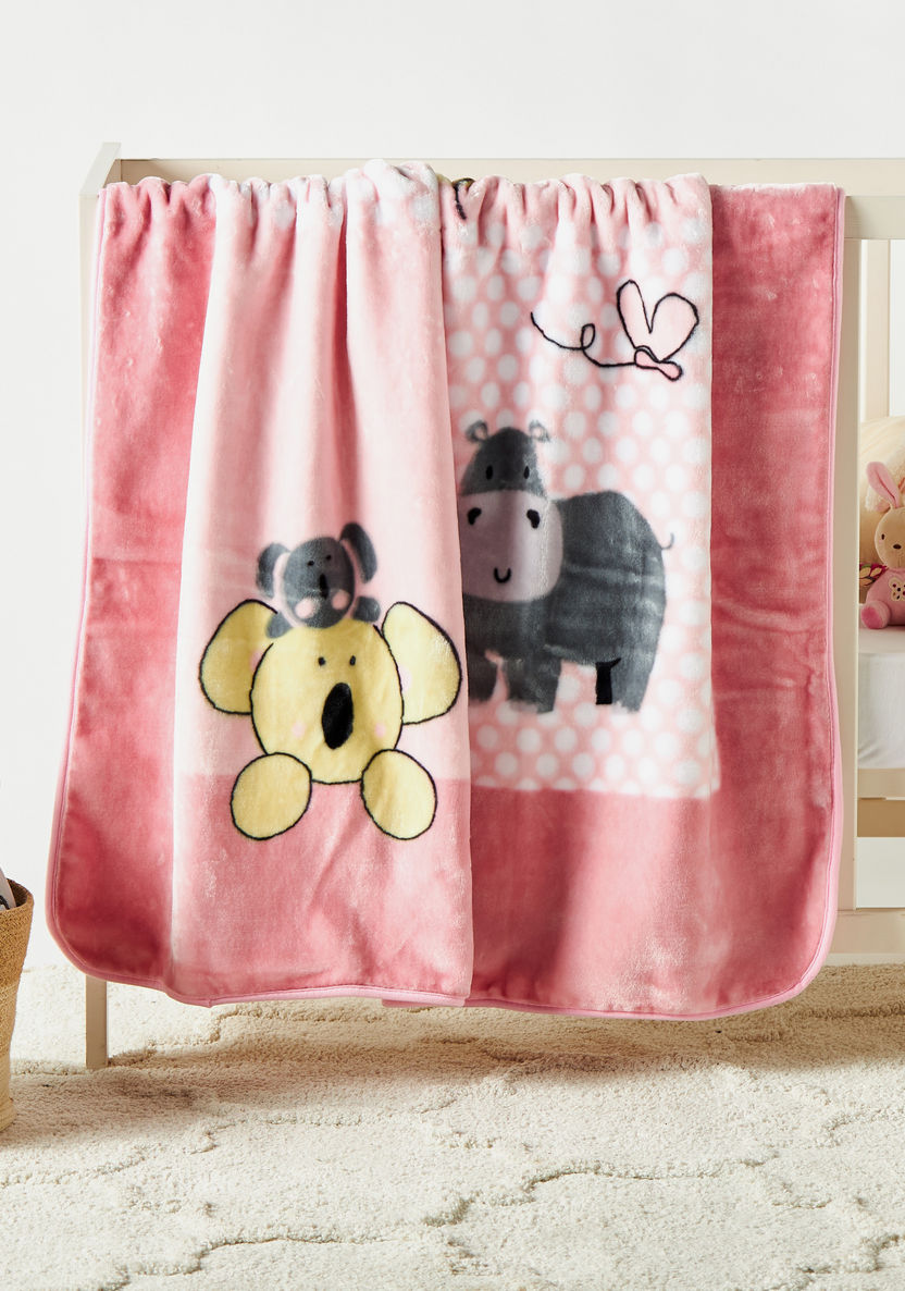 Juniors Printed Baby Blanket - 110x140 cms-Blankets and Throws-image-0