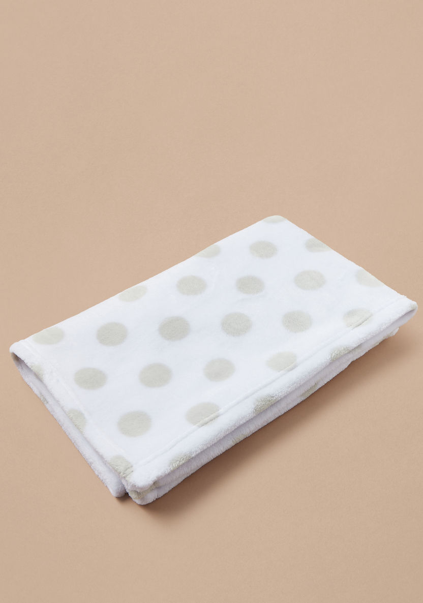 Juniors Polka Dot Blanket and Sheep Stuffed Toy Set-Blankets and Throws-image-1