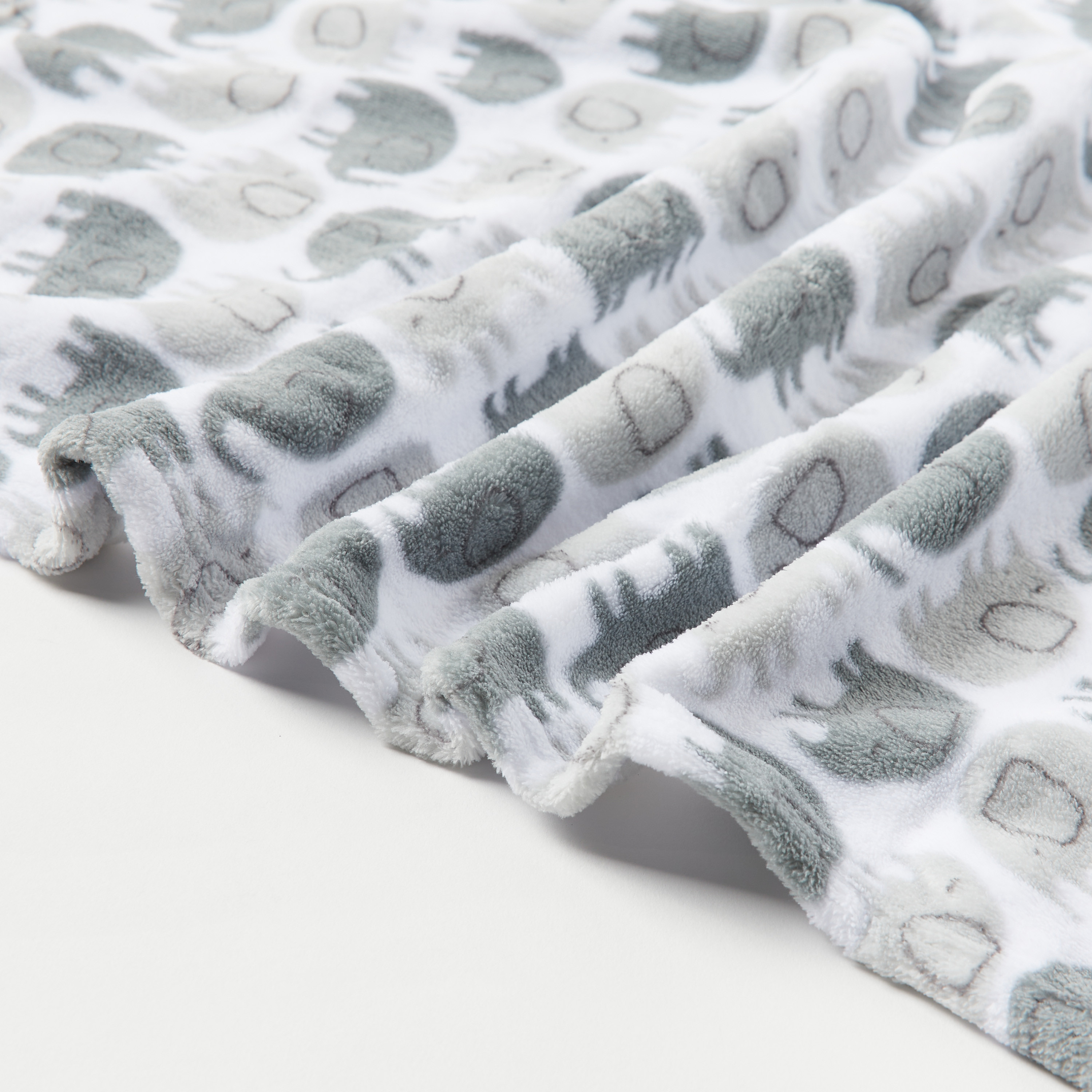 Juniors Elephant Print Towel and Soft Toy - 75x100 cm-baby-nursery-blanketsandswaddles-blanketsandquilts-image-4