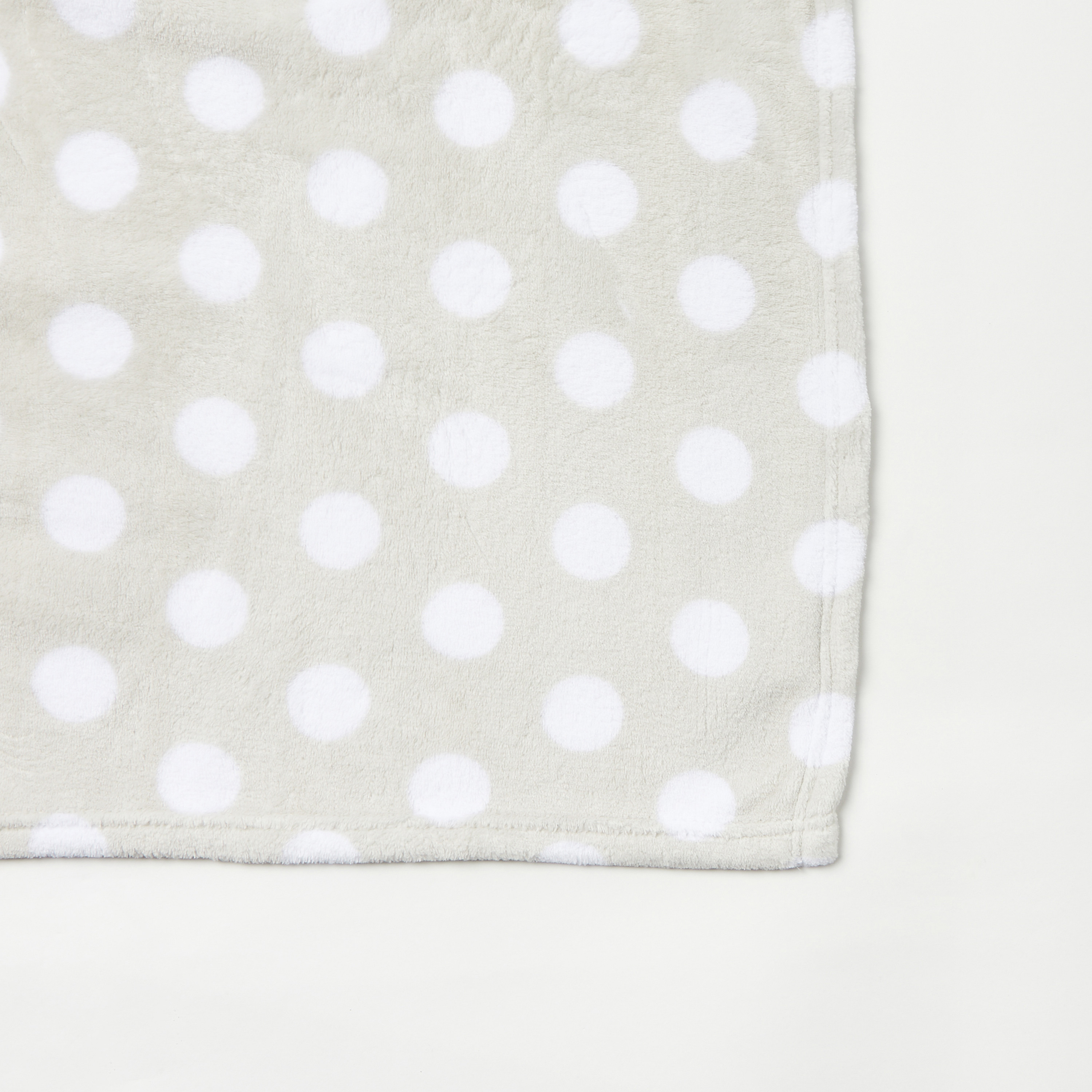 Juniors Polka Print Fleece Blanket with Soft Toy-baby-nursery-babybedding-image-3