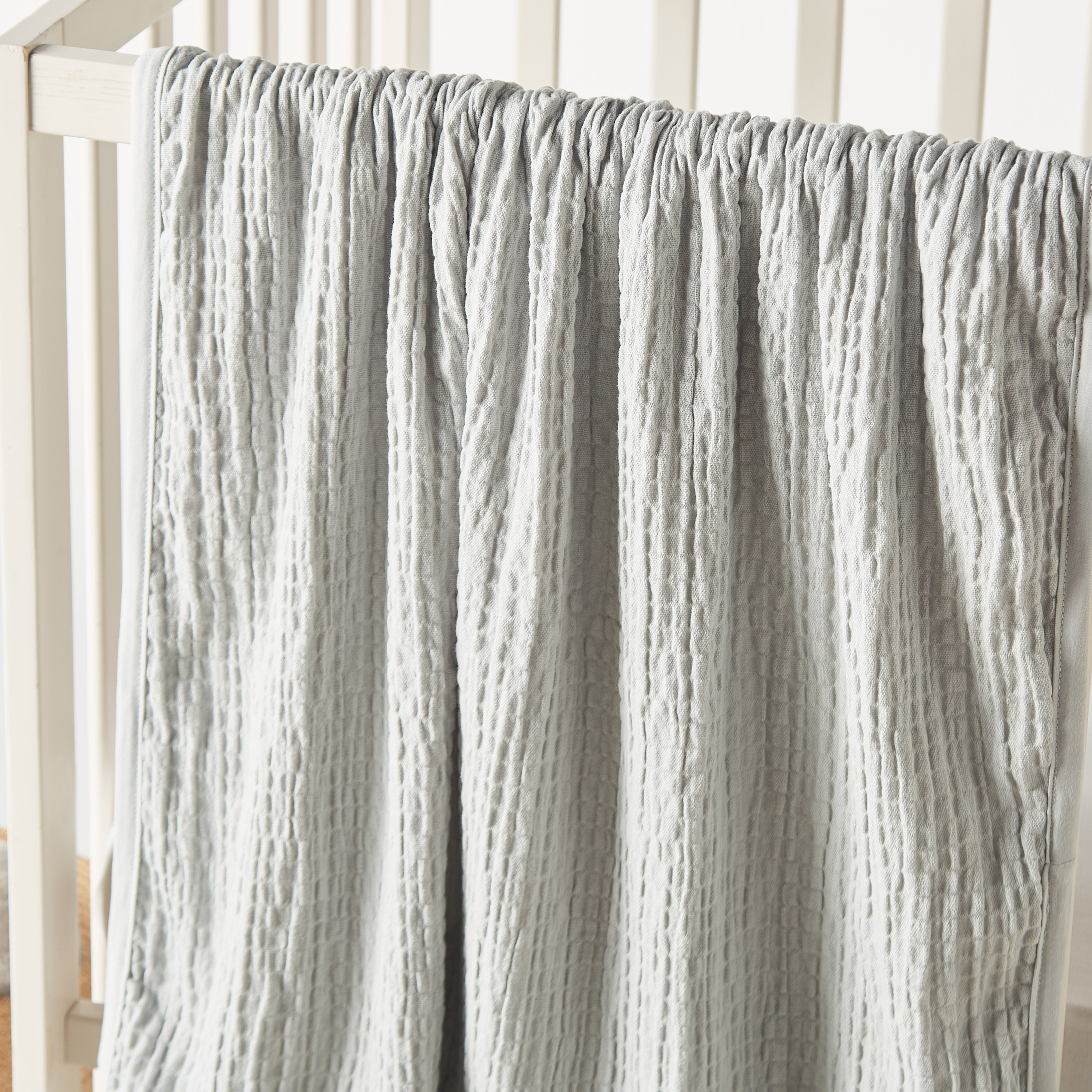 Juniors Crinkled Jersey Receiving Blanket - 100x80 cms-baby-nursery-blanketsandswaddles-receivingblankets-image-2