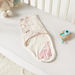 Juniors Dinosaur Applique Swaddle Wrap with Hook and Loop Closure-Swaddles and Sleeping Bags-thumbnailMobile-0
