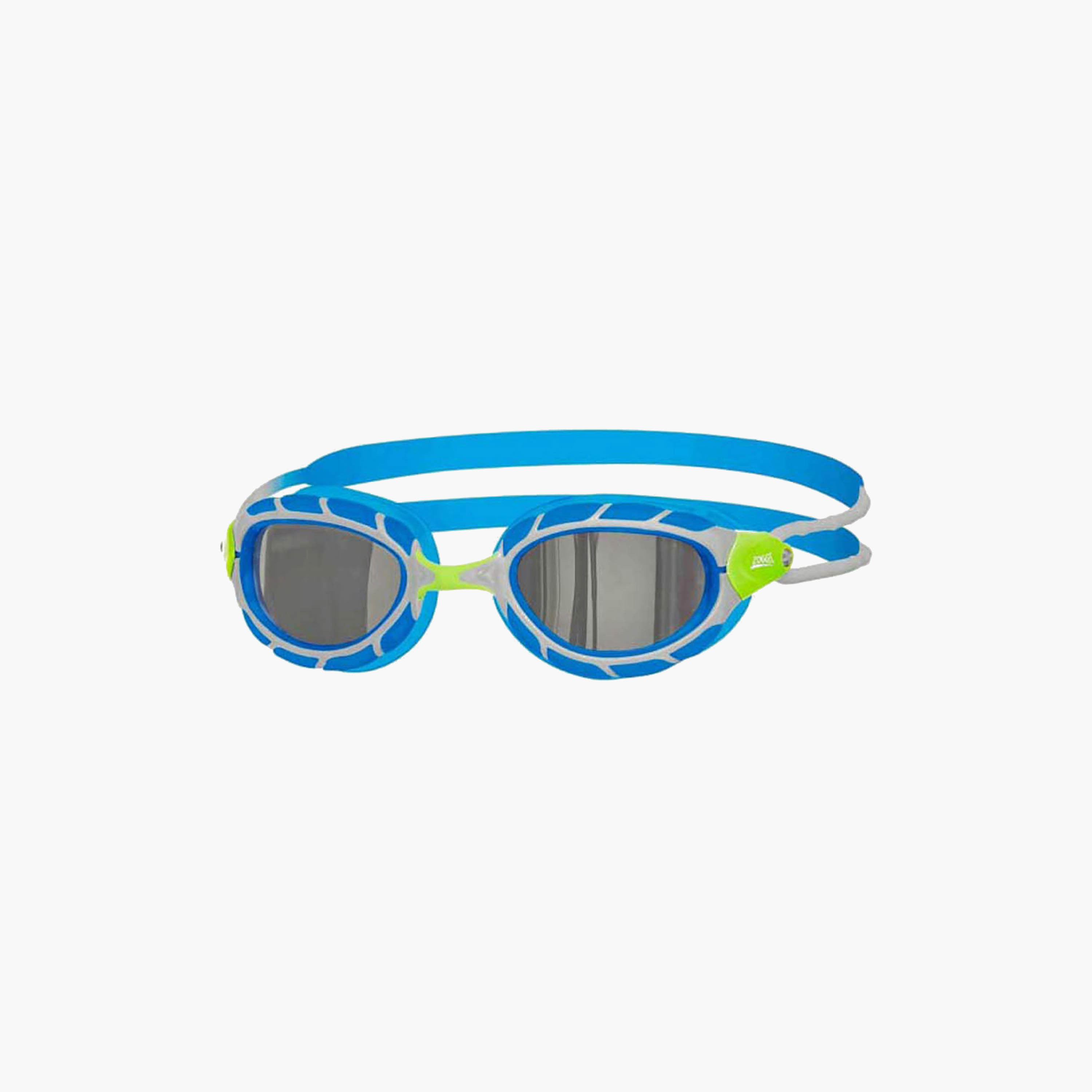 Zoggs Predator Titanium Adult Swimming Goggles Green & Blue-sports-gear-swimming-women-image-1