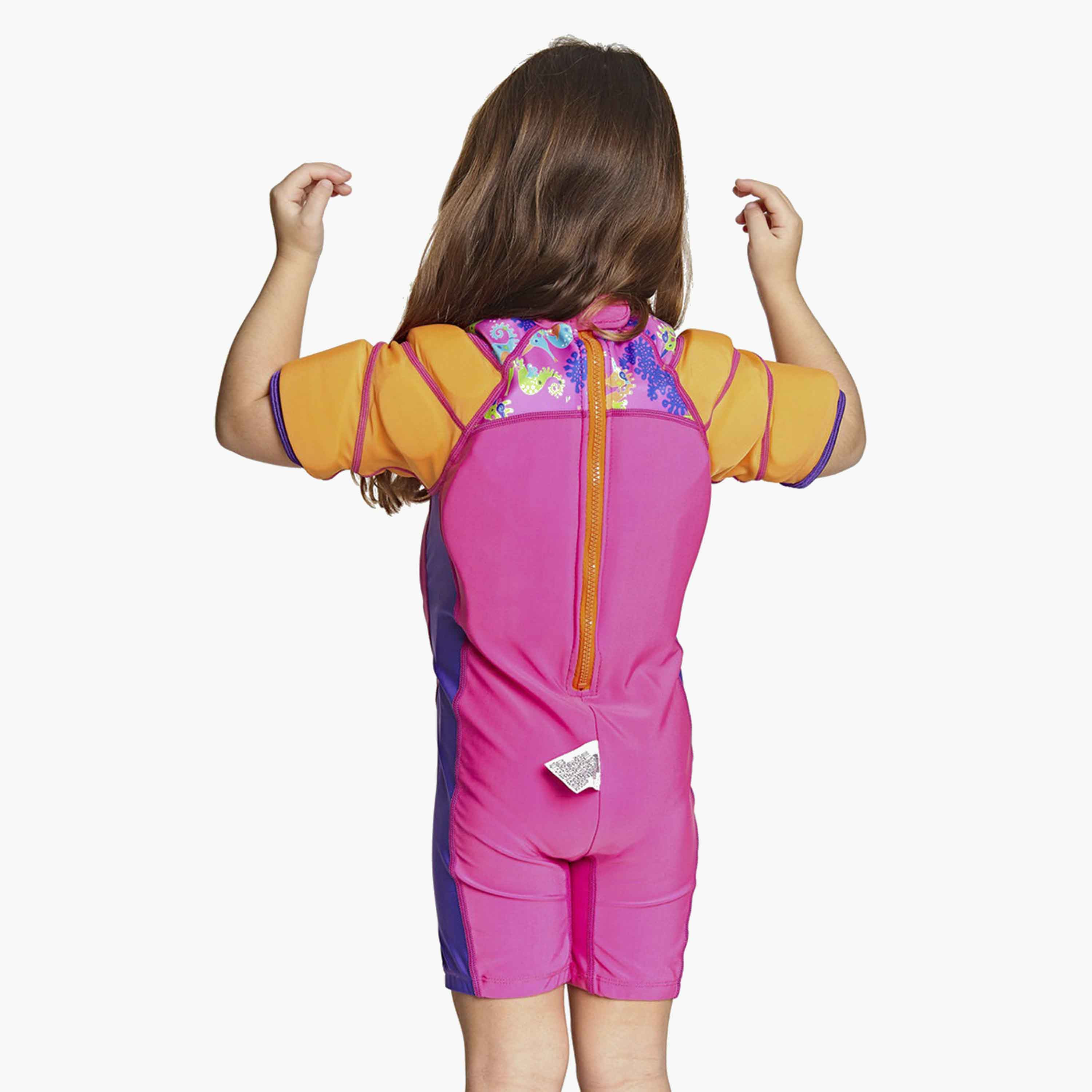Zoggs Sea Unicorn Water Wing Float Suit Pink-sports-gear-swimming-girl-image-2