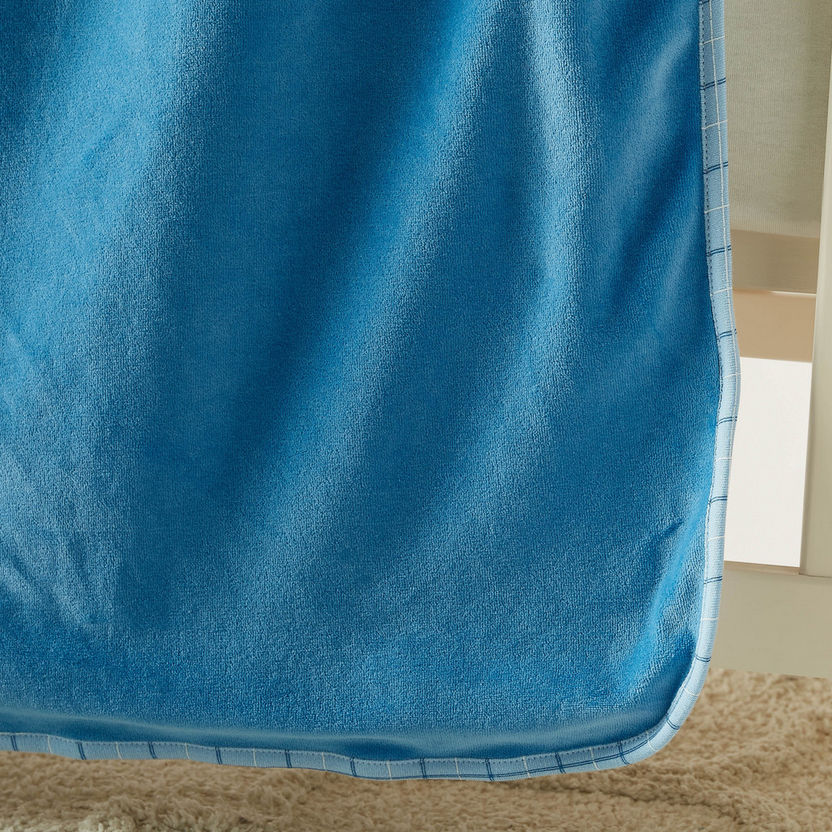 Juniors Fleece Raschel Blanket with Applique Detail - 100x75 cm-Blankets and Throws-image-2