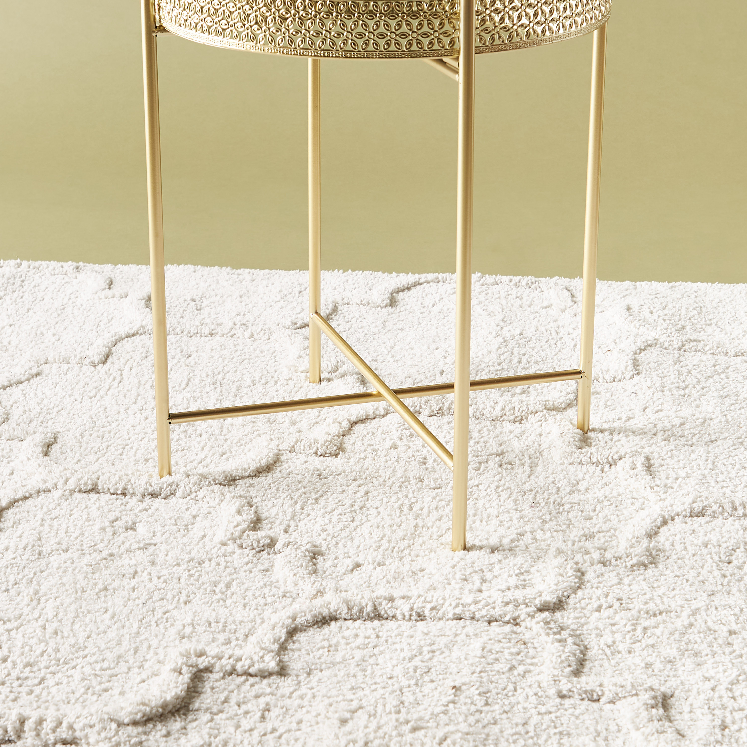 Cutwork Detail Mirror Top Side Table-furniture-livingroom-sideandendtables-image-4