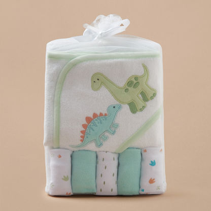 Juniors 6-Piece Assorted Hooded Towel and Wash Cloth Set-Towels and Flannels-image-5