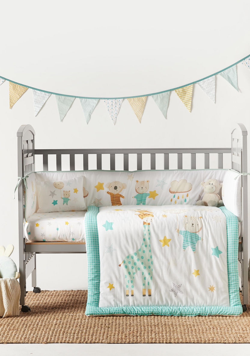 Juniors 5-Piece Stars Embellished Bedding Set - 90x130 cm-Baby Bedding-image-0