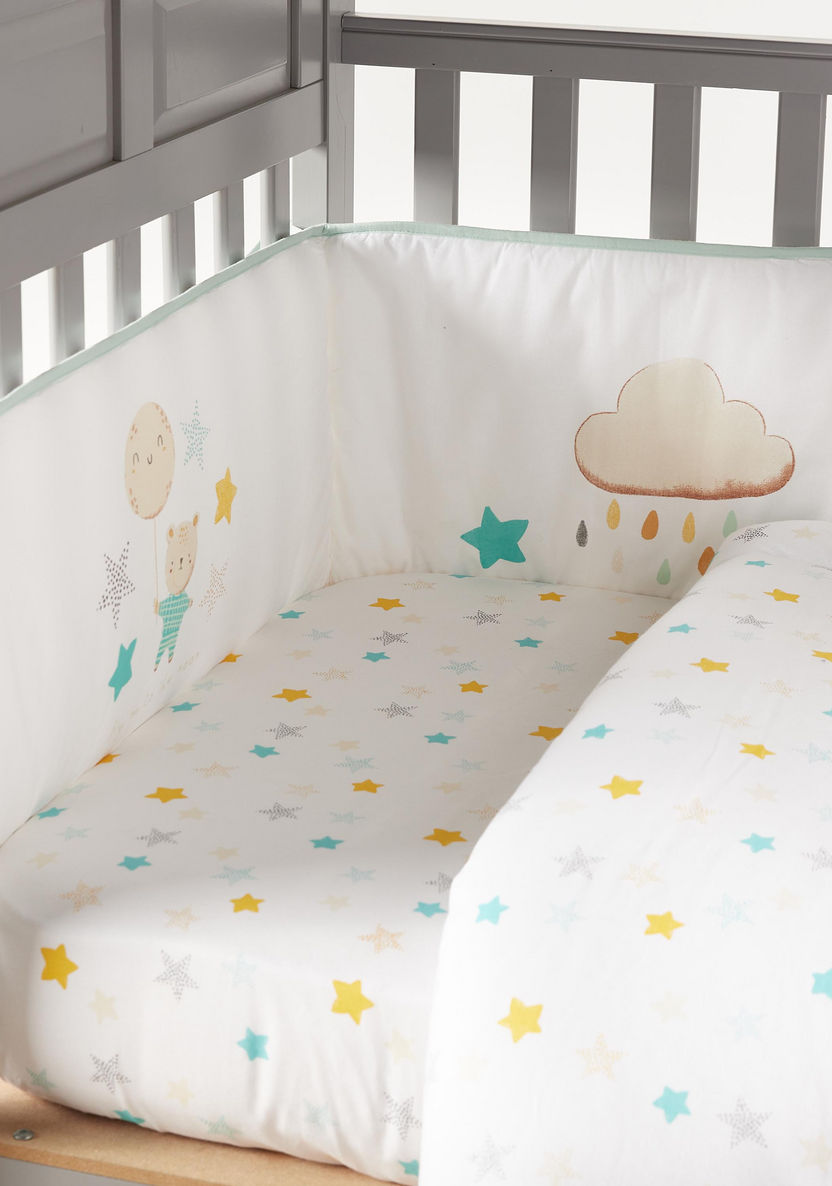 Juniors 5-Piece Stars Embellished Bedding Set - 90x130 cm-Baby Bedding-image-2