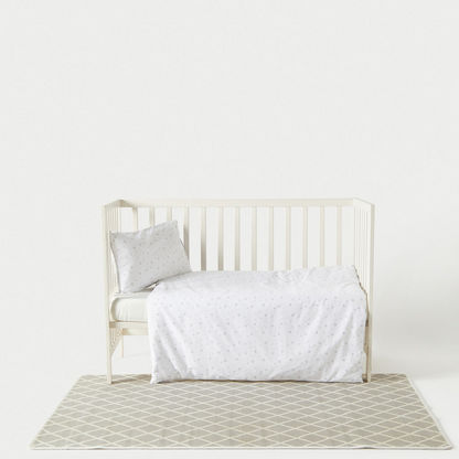 Juniors Star Print Duvet Cover and Pillowcase Set-Baby Bedding-image-1