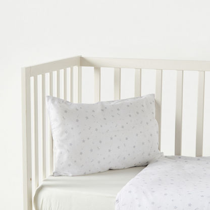 Juniors Star Print Duvet Cover and Pillowcase Set-Baby Bedding-image-2